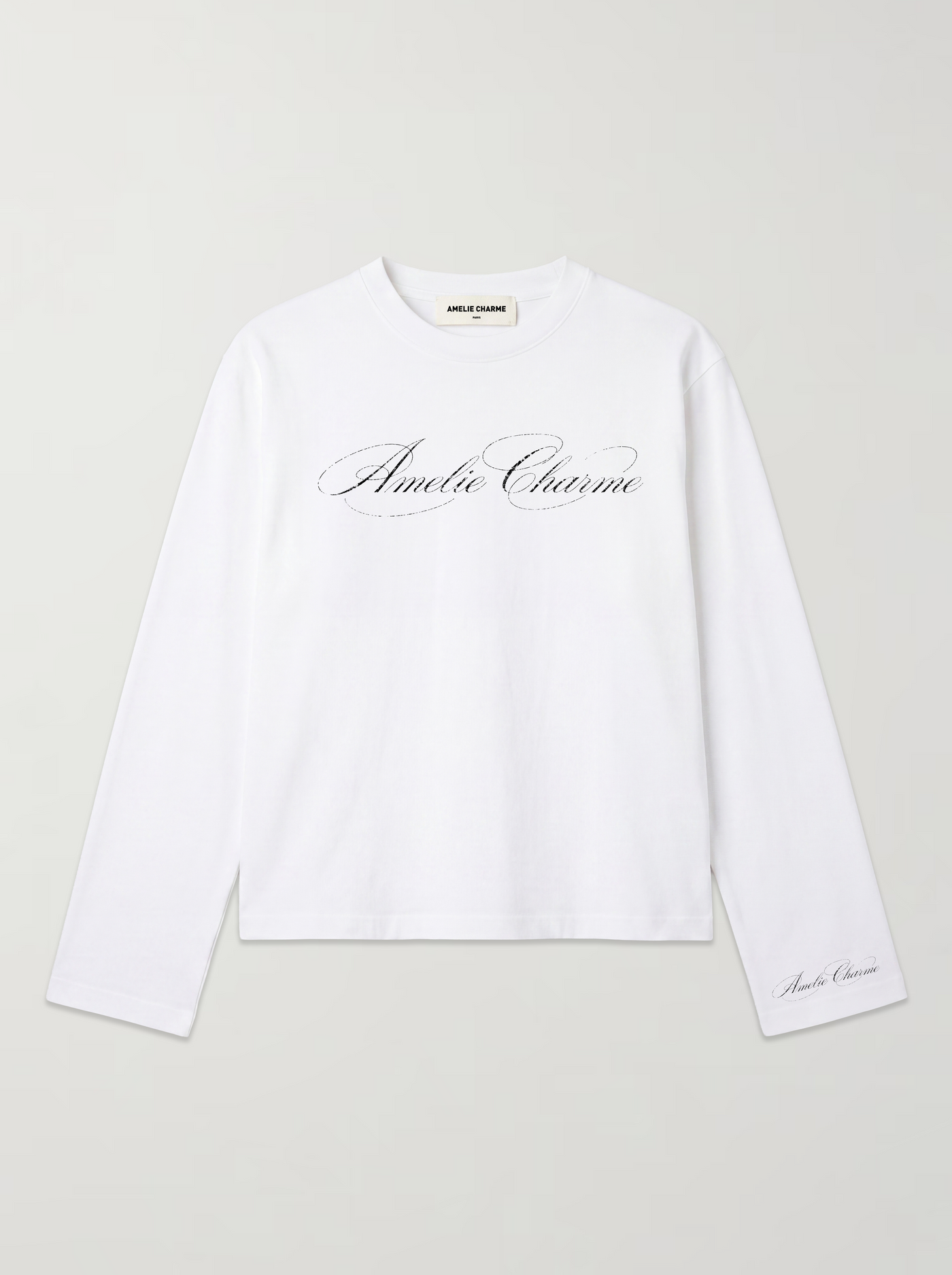 Script Long sleeve Tee