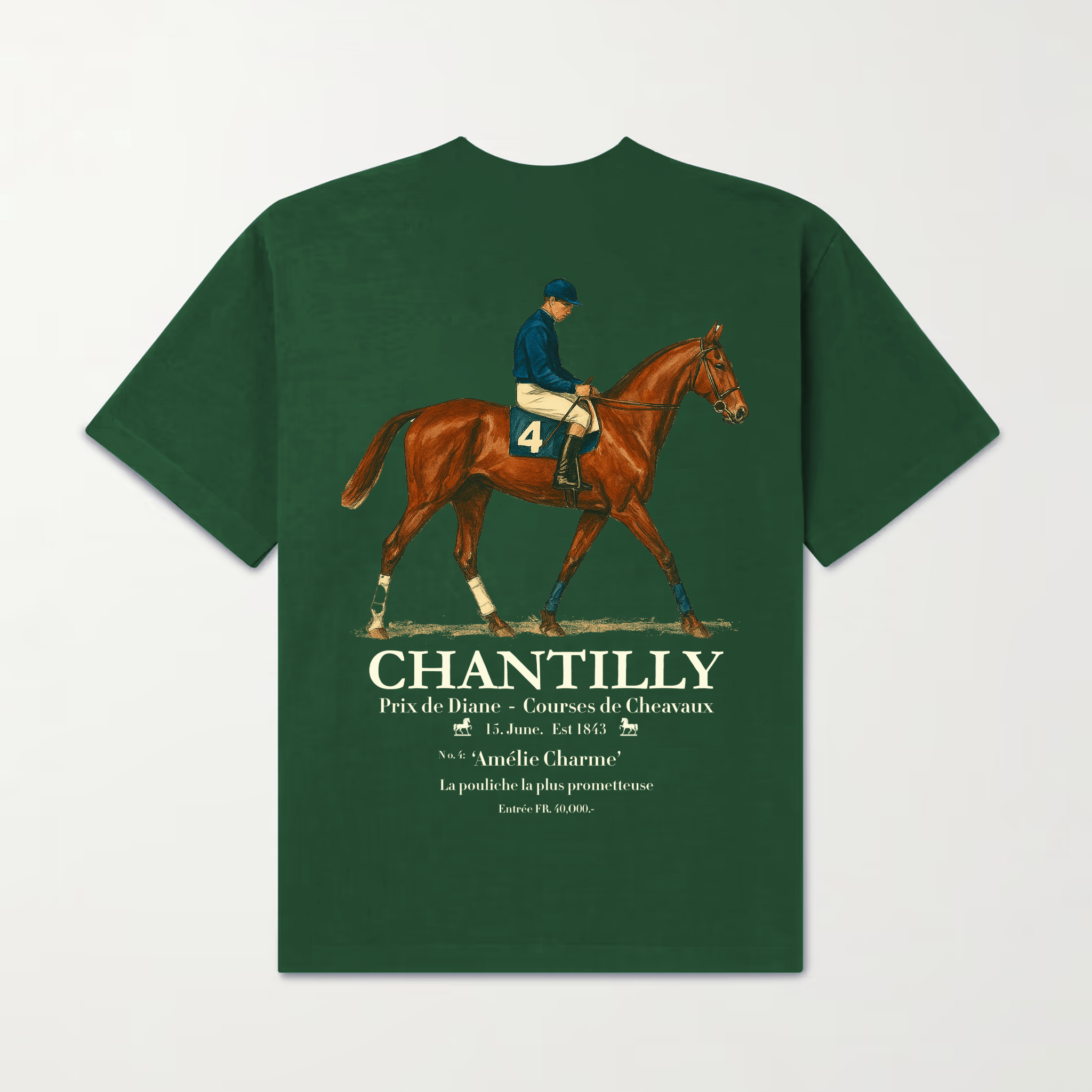 Chantilly Races Tee - Amelie Charme