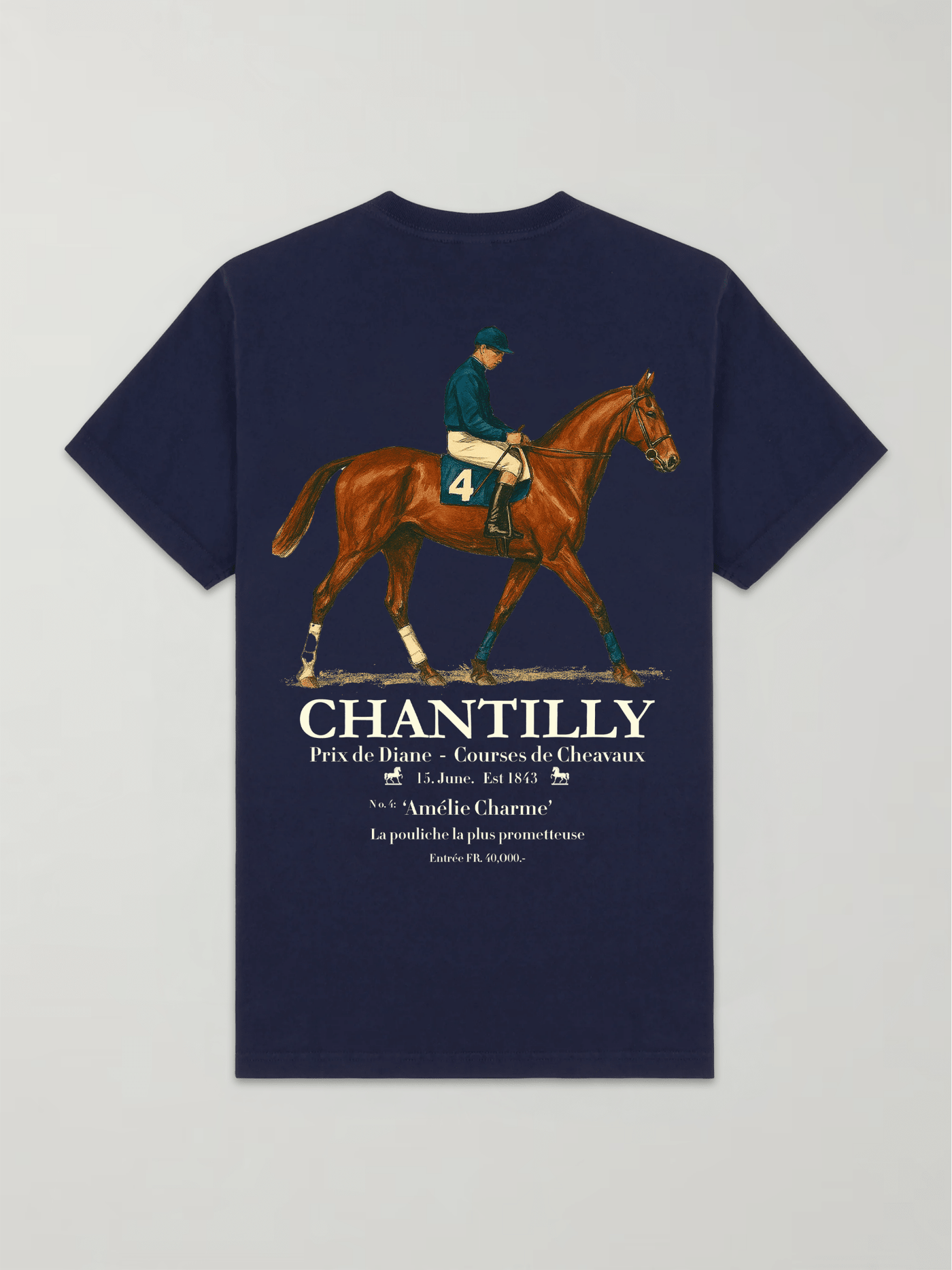 Chantilly Races Women's Tee - Amelie Charme