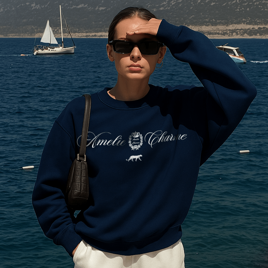 Charme Panthere Femme Crewneck - Amelie Charme