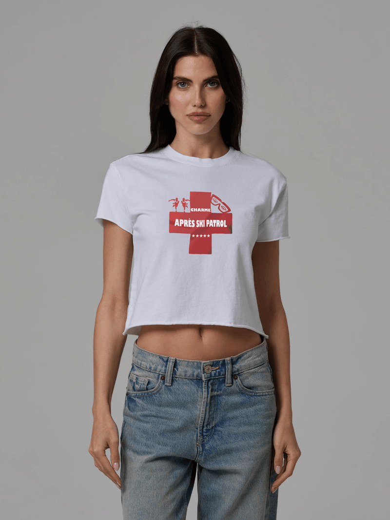 Charme Ski Patrol Baby Tee - Amelie Charme