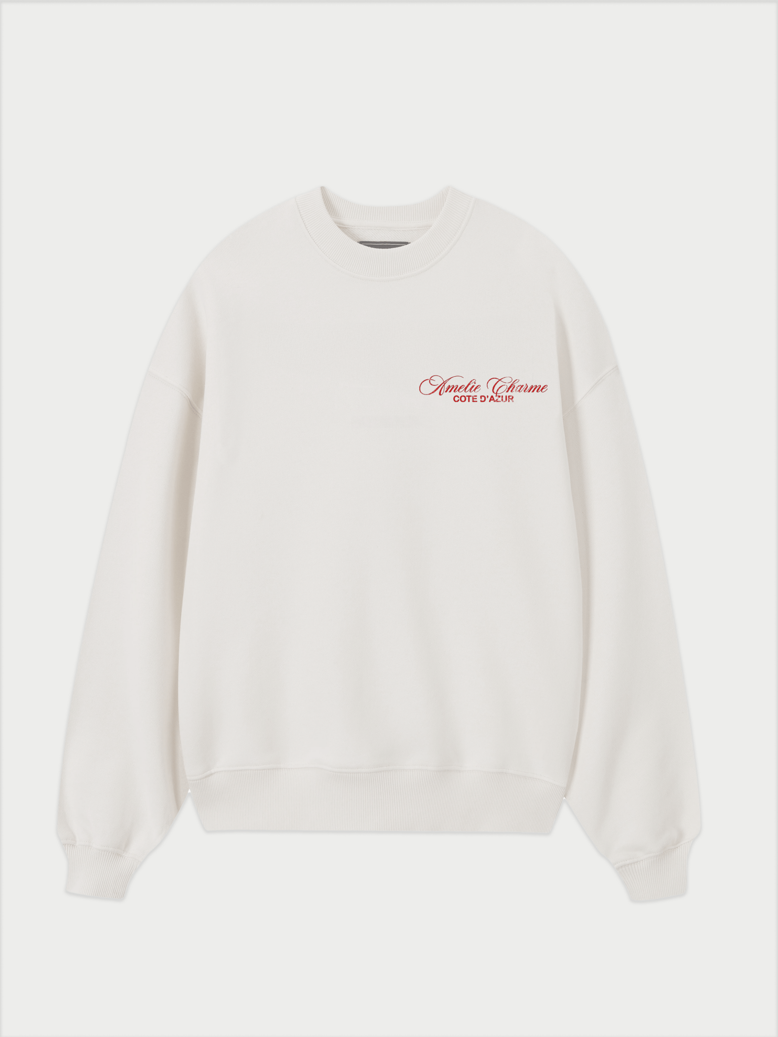 Chateau de Charme White Crewneck - Amelie Charme
