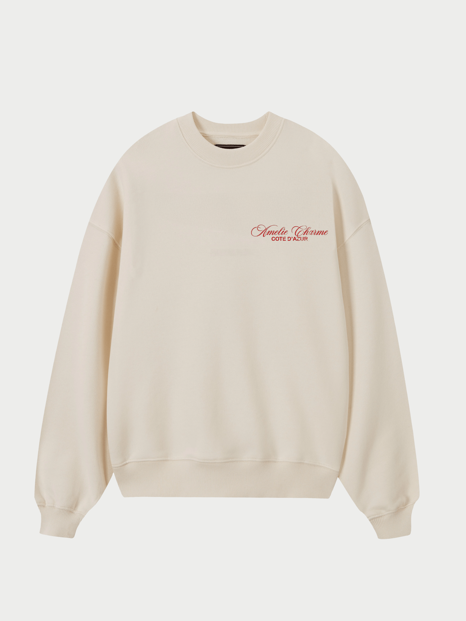 Chateau de Charme White Crewneck - Amelie Charme