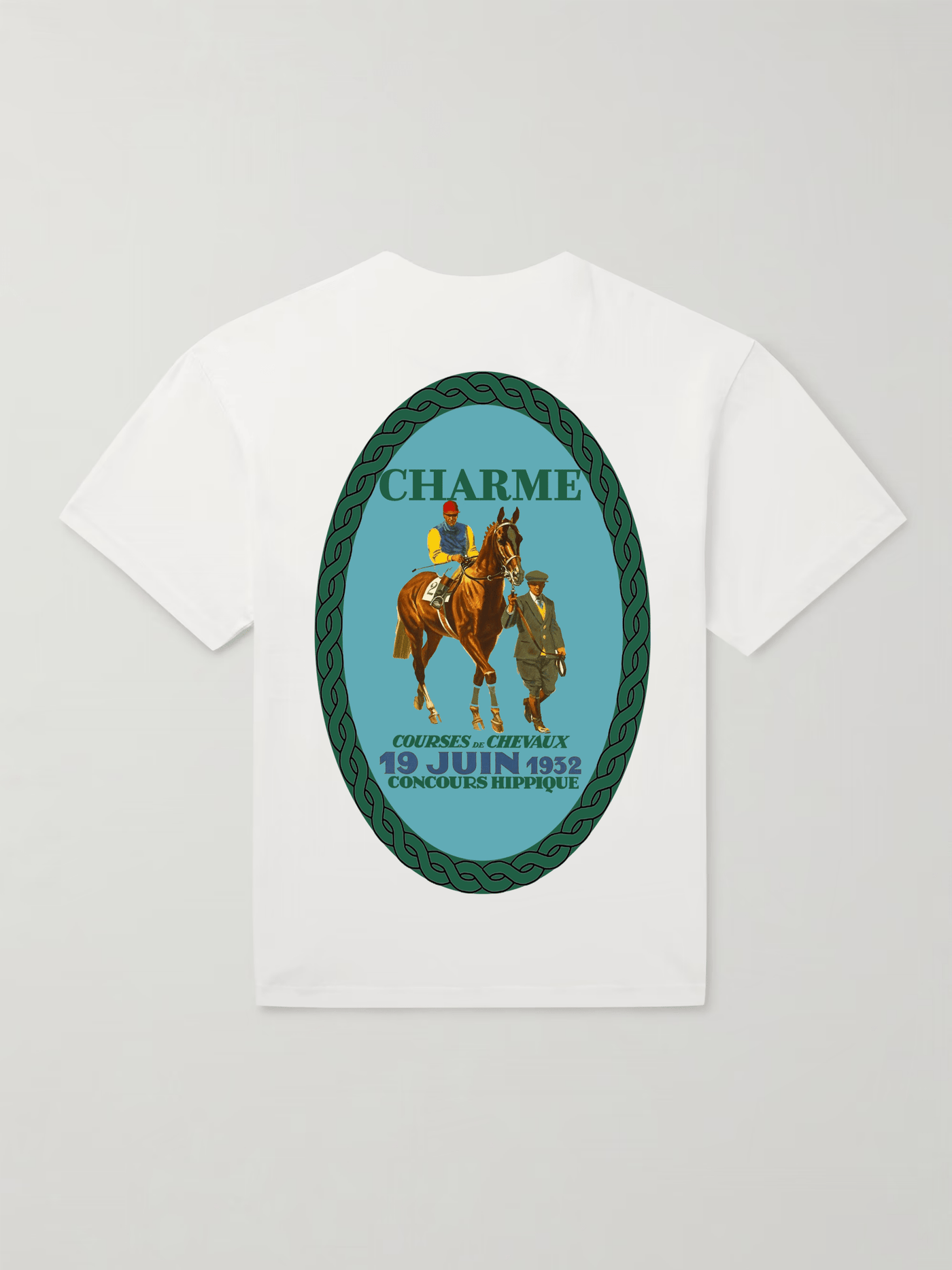 Courses De Chevaux Tee - Amelie Charme