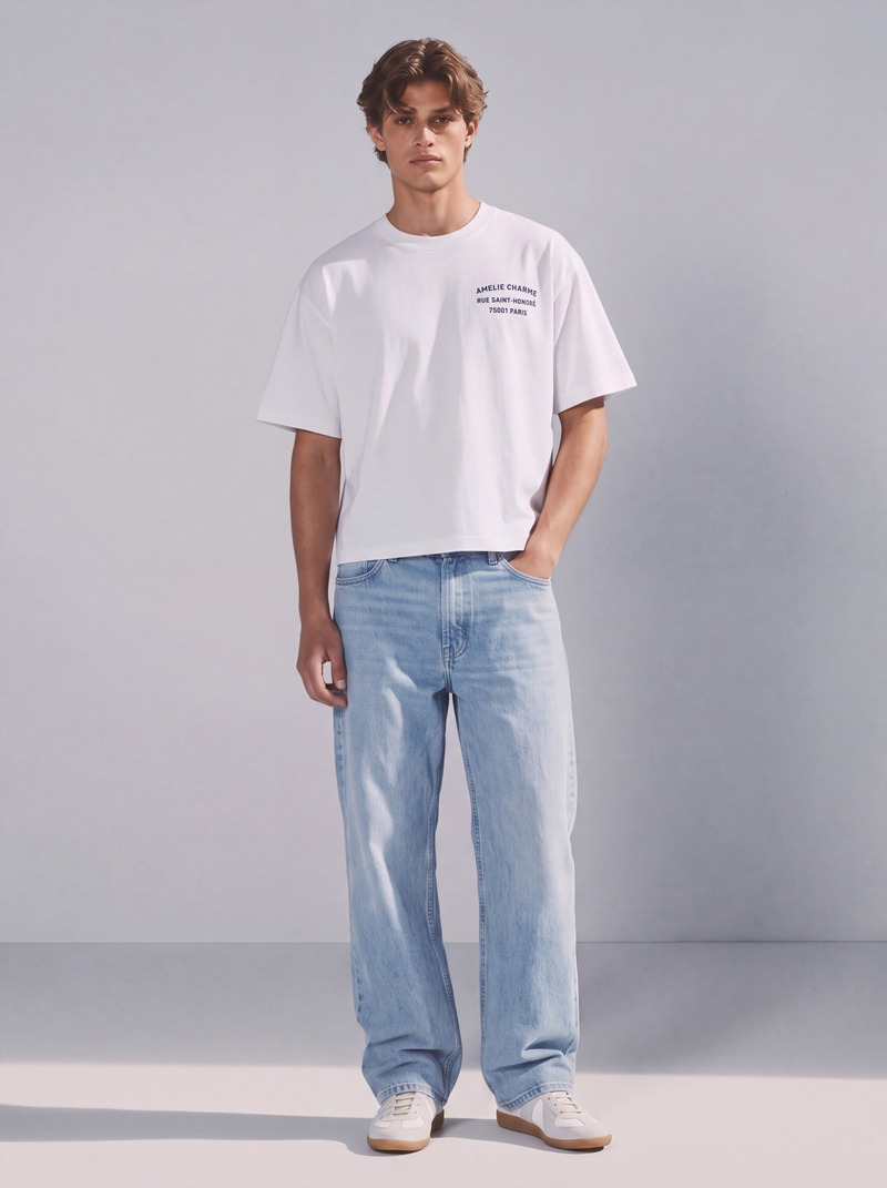 Rue St Honore Boxy Fit Tee