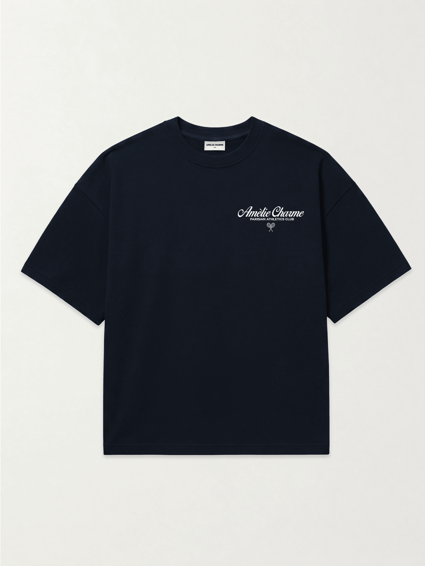 Parisian Tennis Club Heavyweight Tee - Amelie Charme