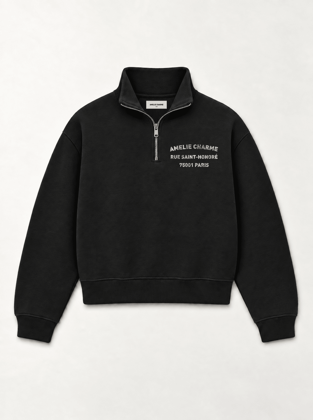 Rue St Honore Boxy Quarter-zip - Amelie Charme