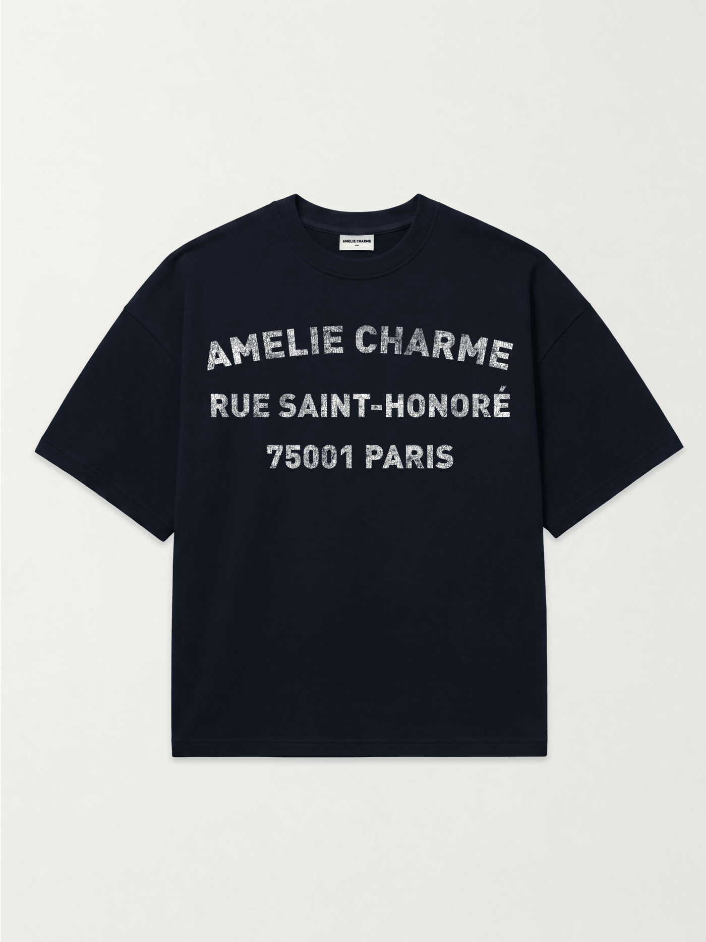 Rue St Honore Heavyweight French Terry Tee - Amelie Charme
