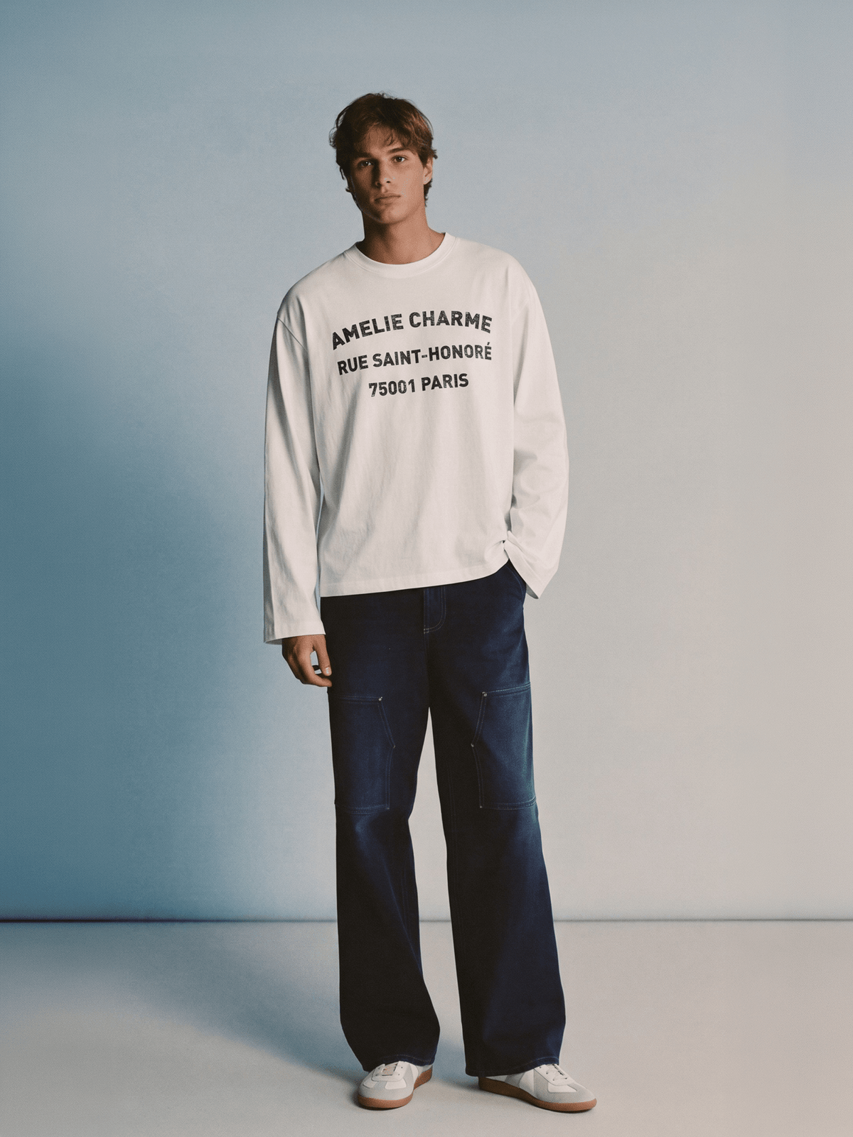 Rue St Honore Long Sleeve Tee - Amelie Charme