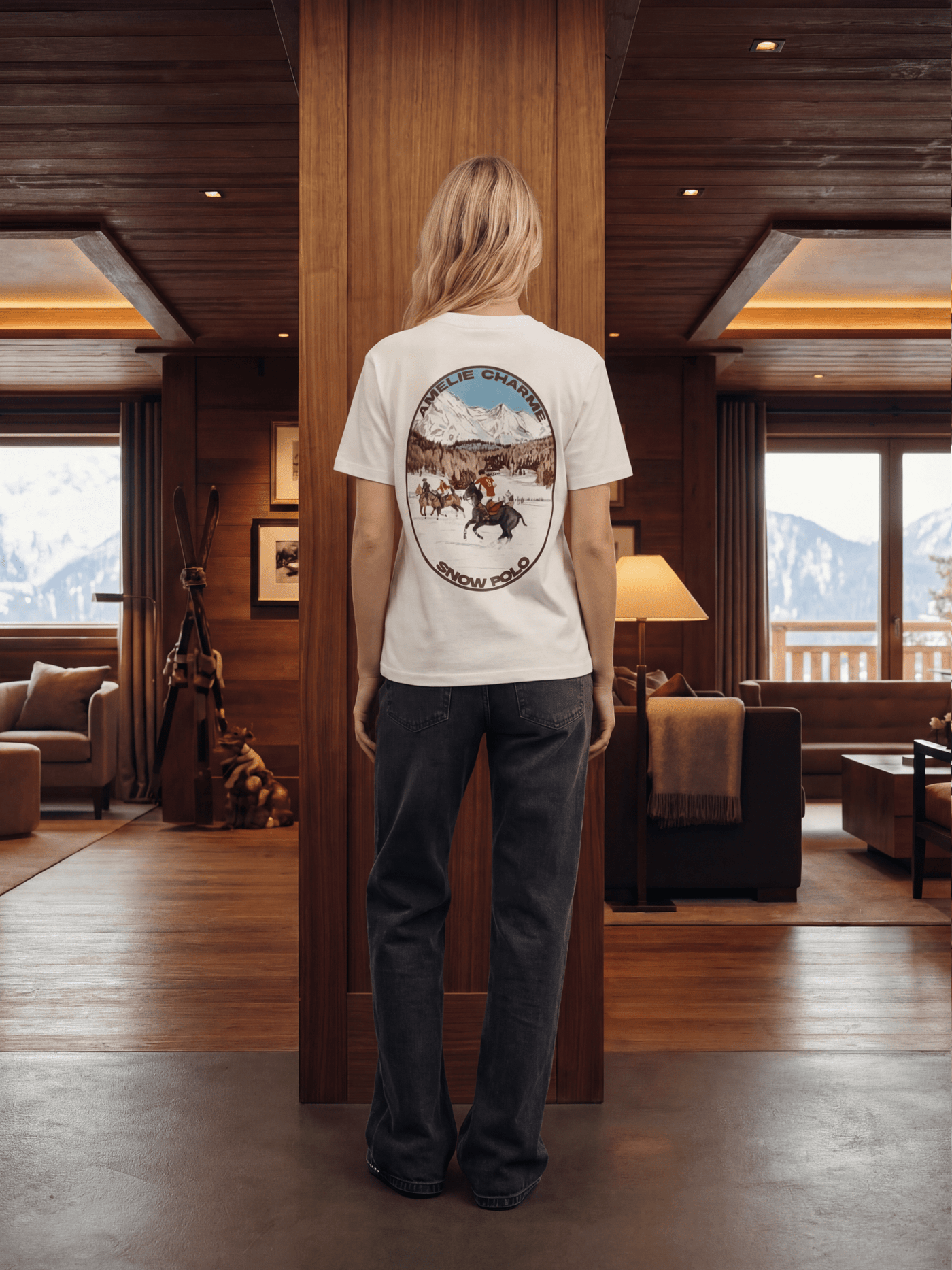 Snow Polo Tee - Amelie Charme