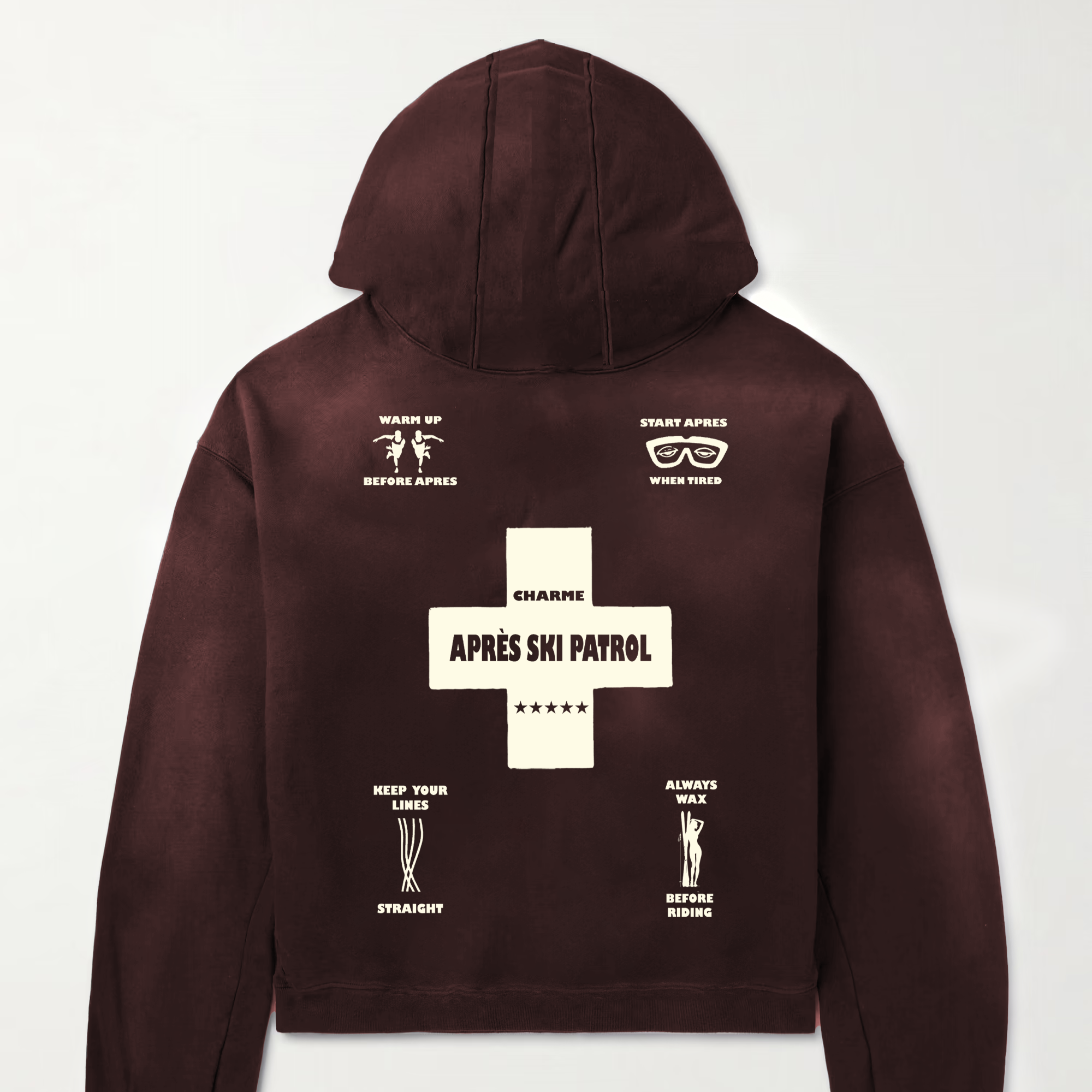 Charme Ski Patrol Heavyweight Hoodie