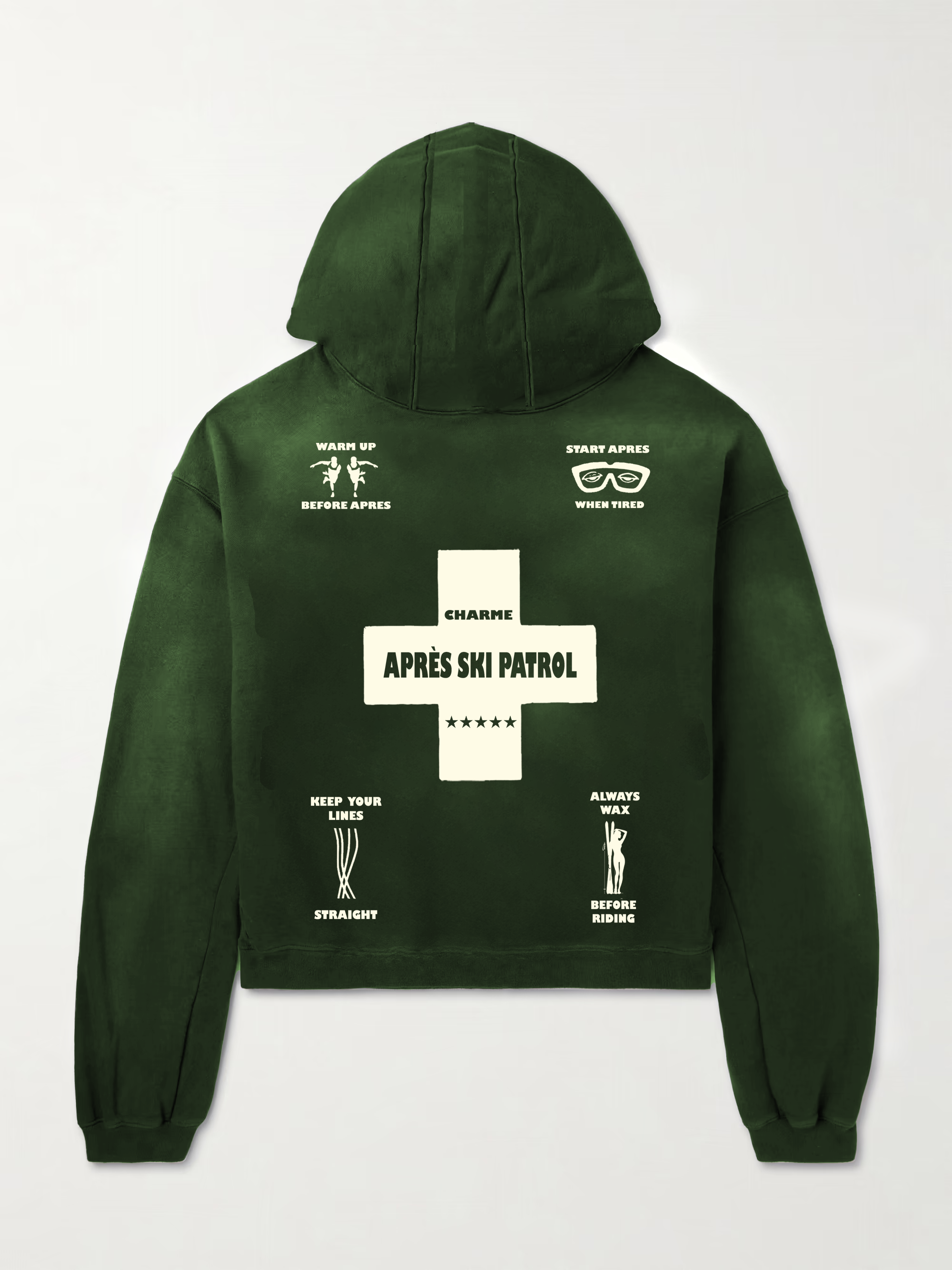 Charme Ski Patrol Heavyweight Hoodie