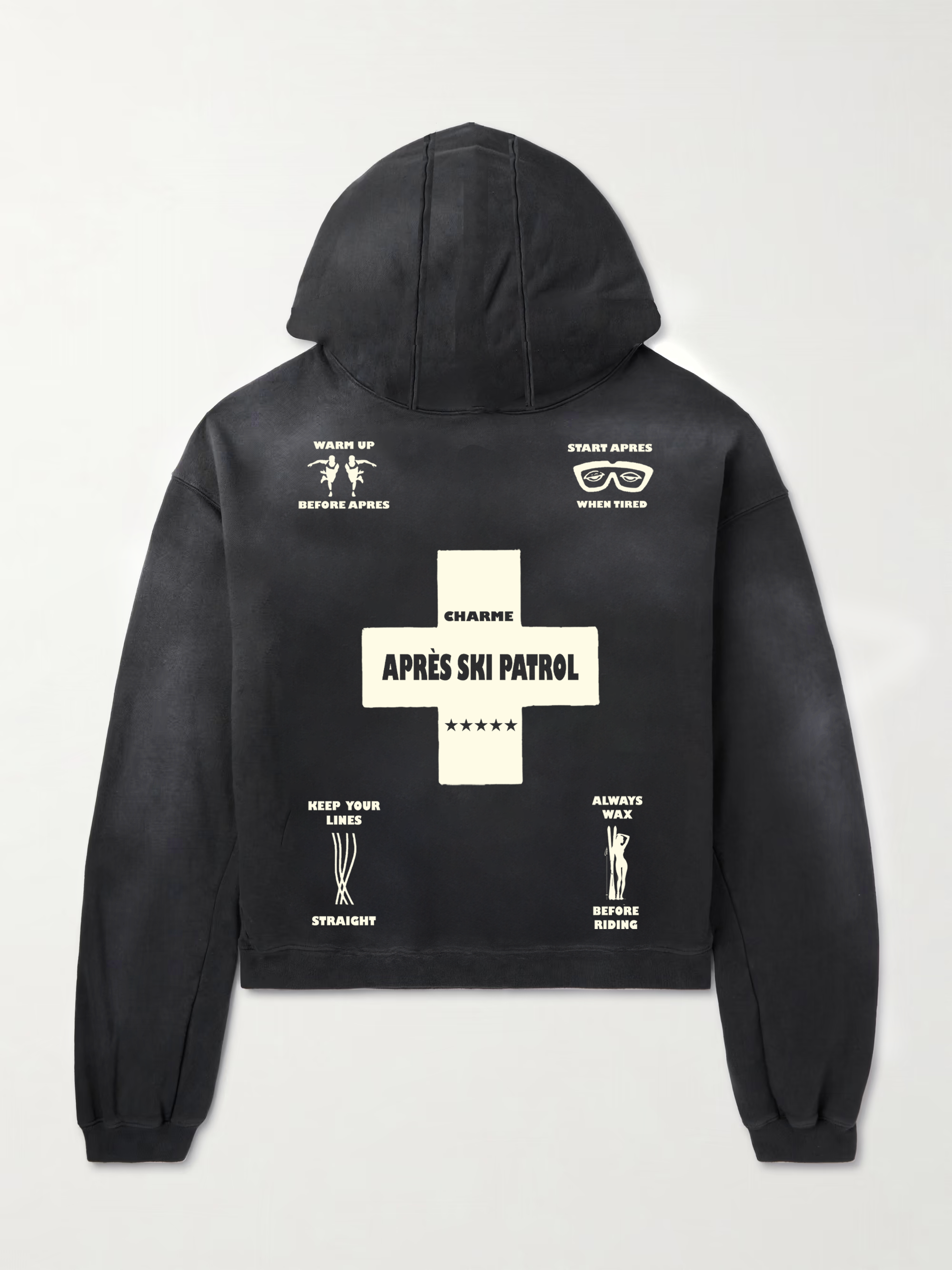 Charme Ski Patrol Heavyweight Hoodie