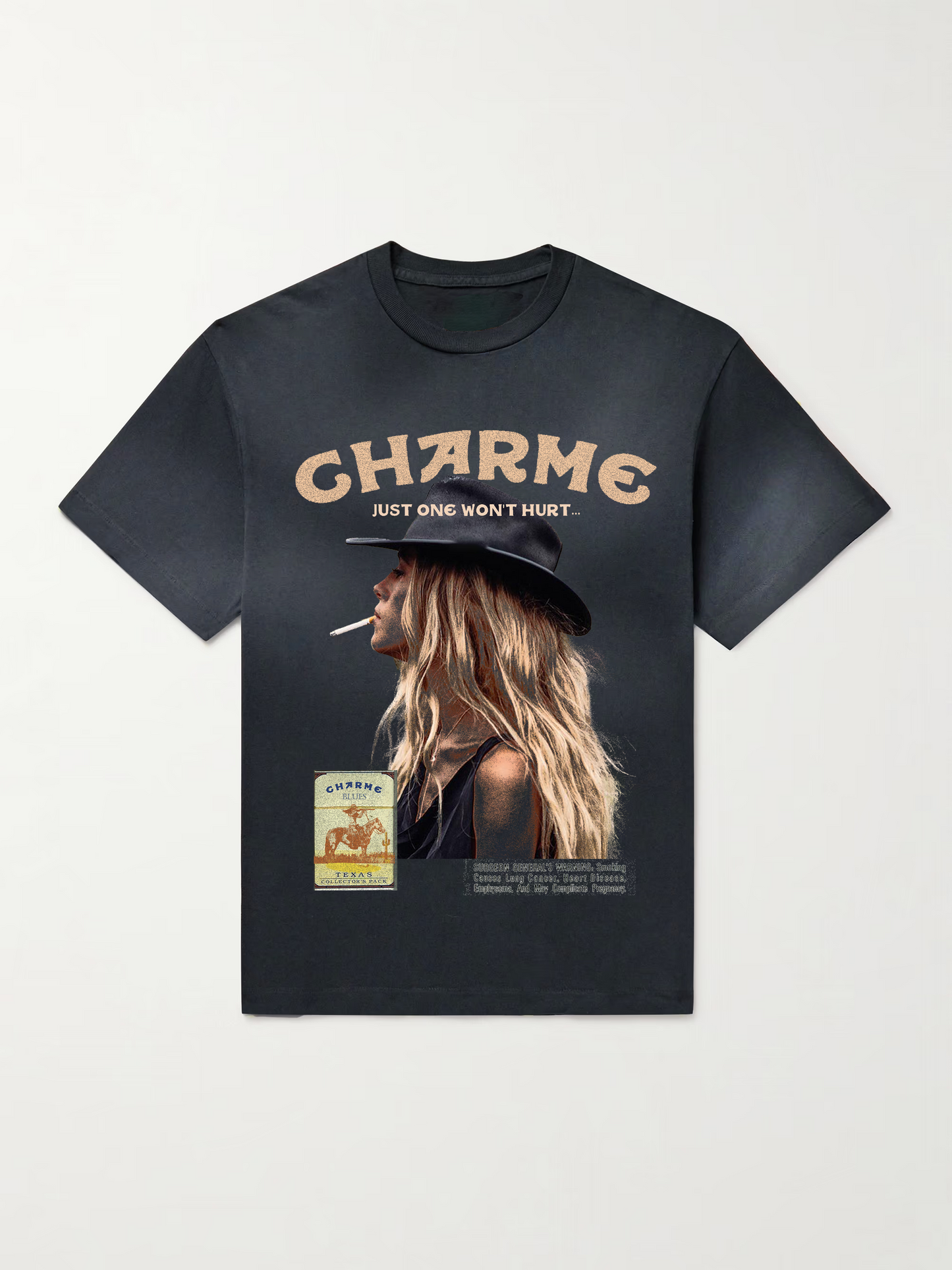 Charme Blues Vintage Ad T-shirt