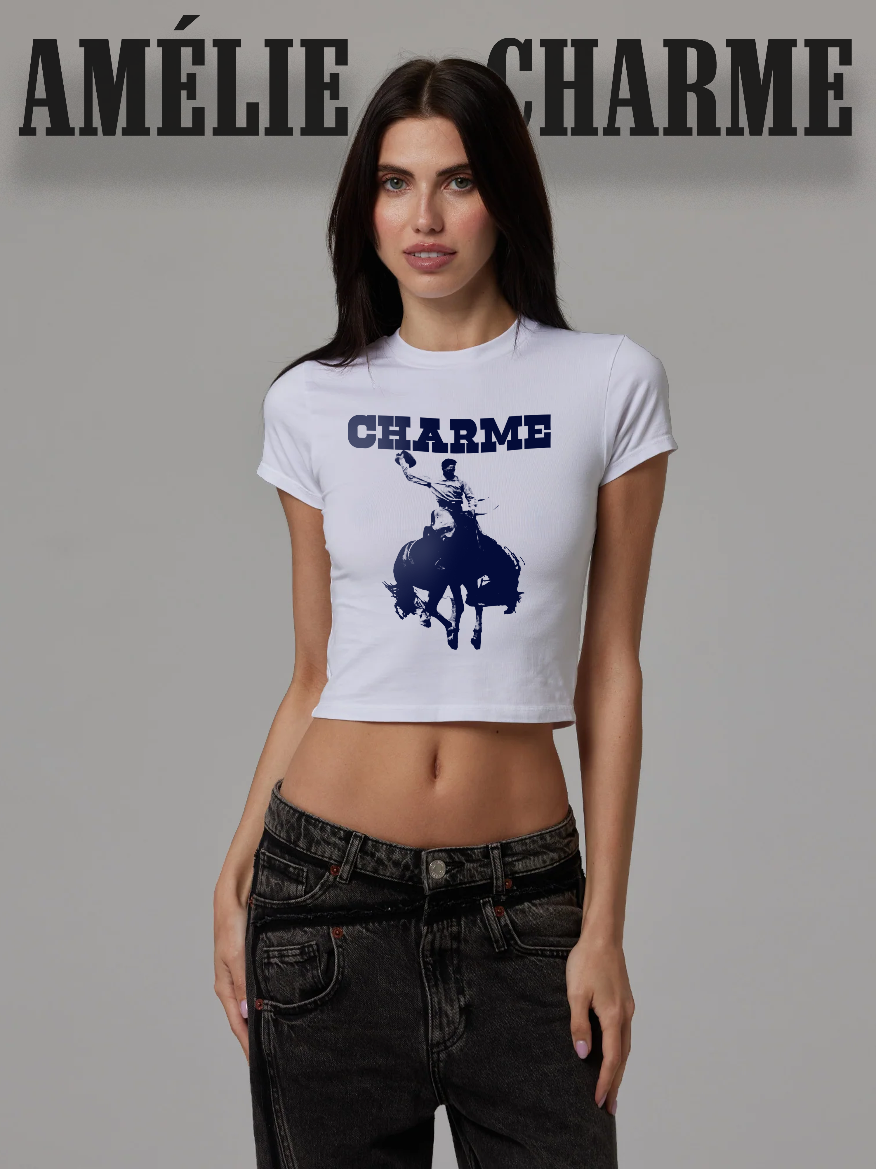 Charme Bronc Baby Tee
