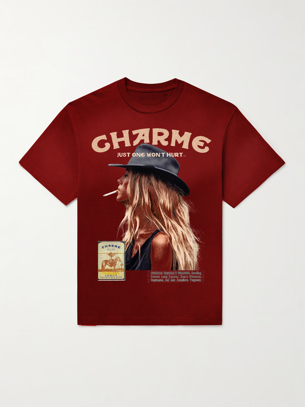 Charme Blues Vintage Ad T-shirt