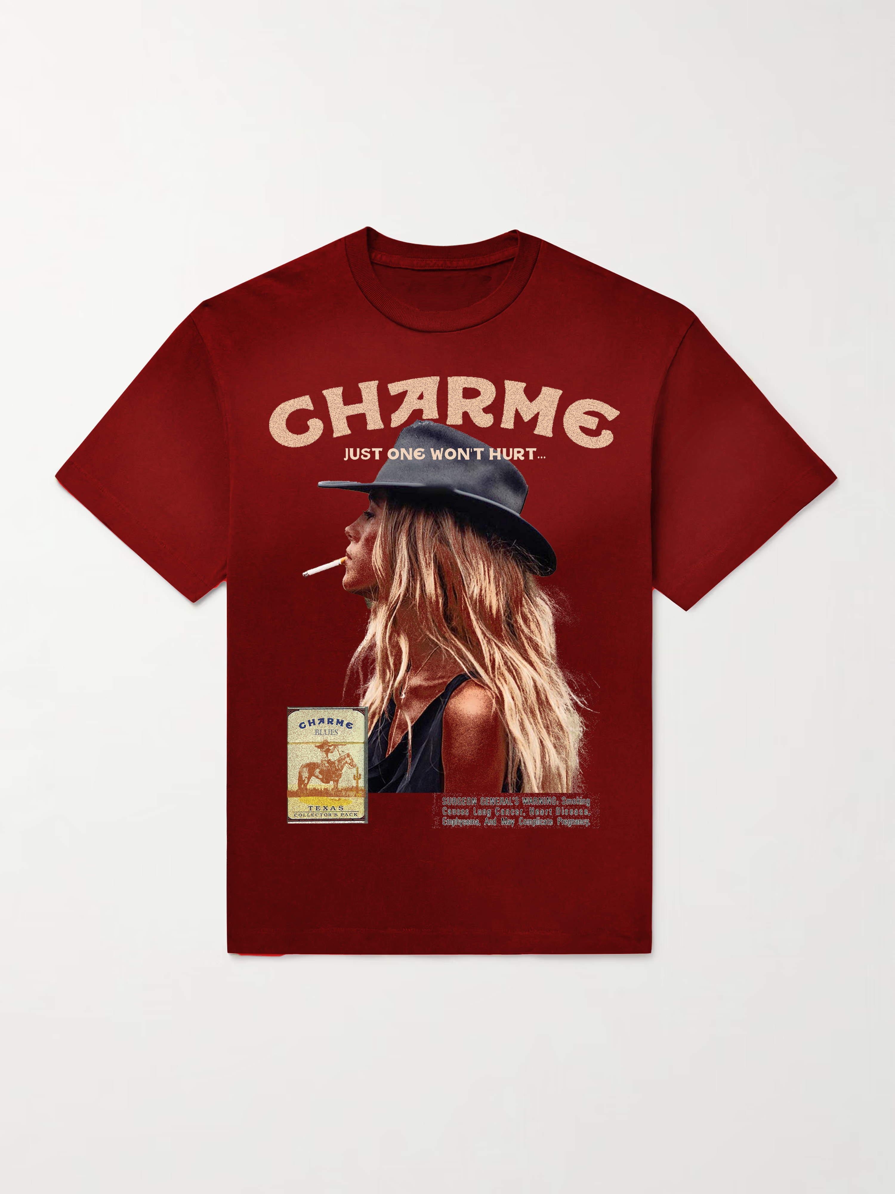 Charme Blues Vintage Ad T-shirt