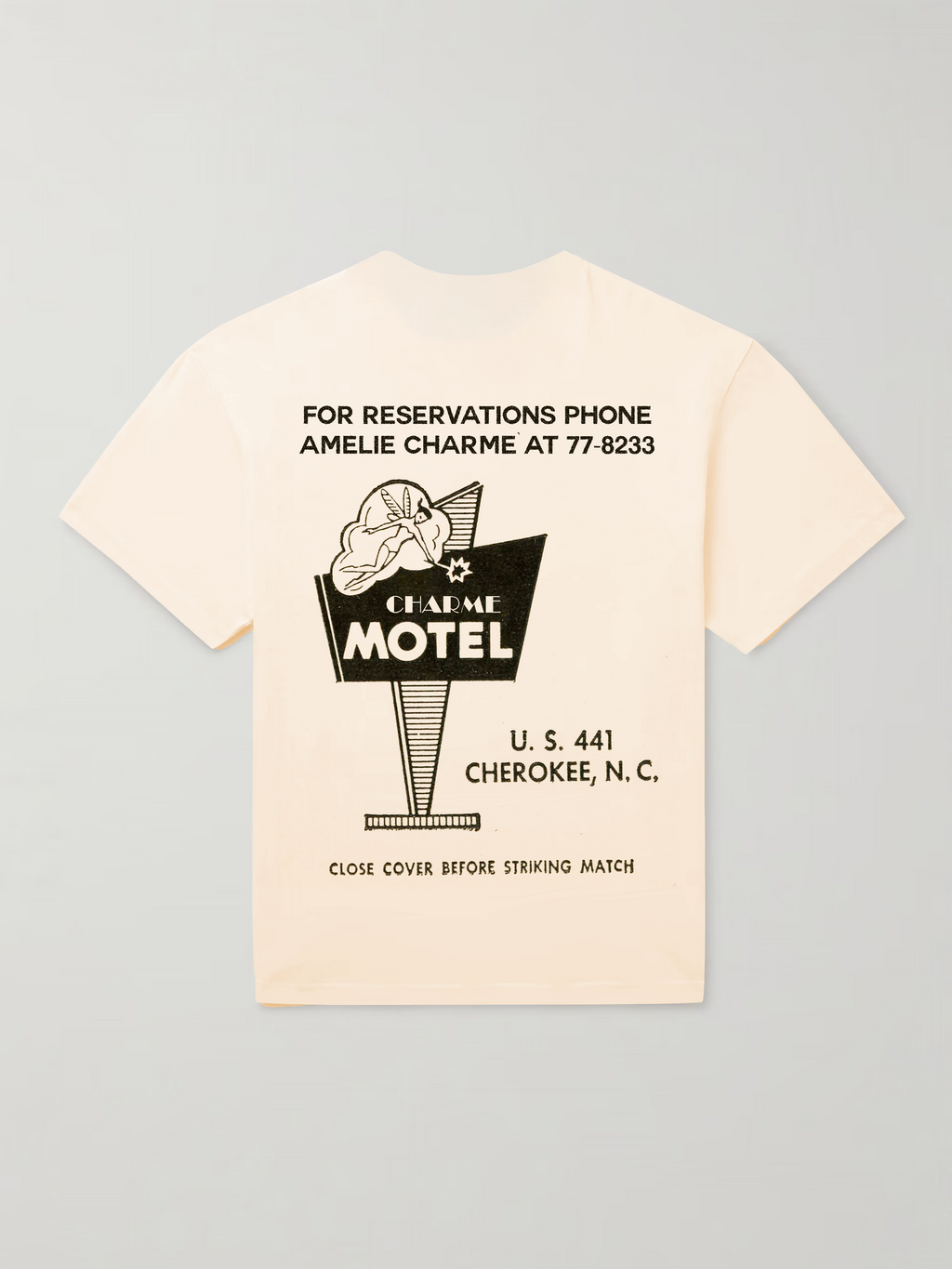Charme Motel Matches T-shirt Apricot
