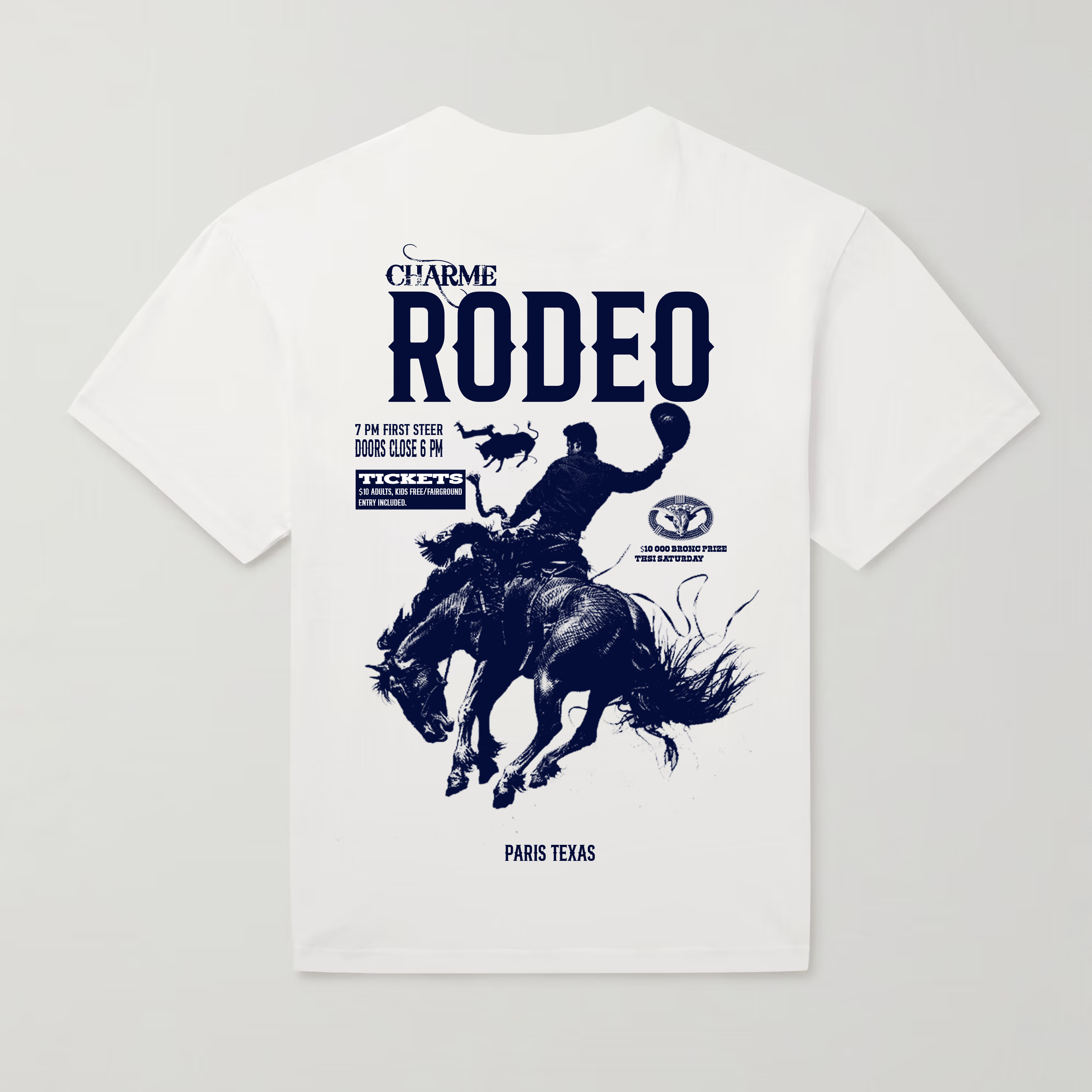 Charme Rodeo Tee White