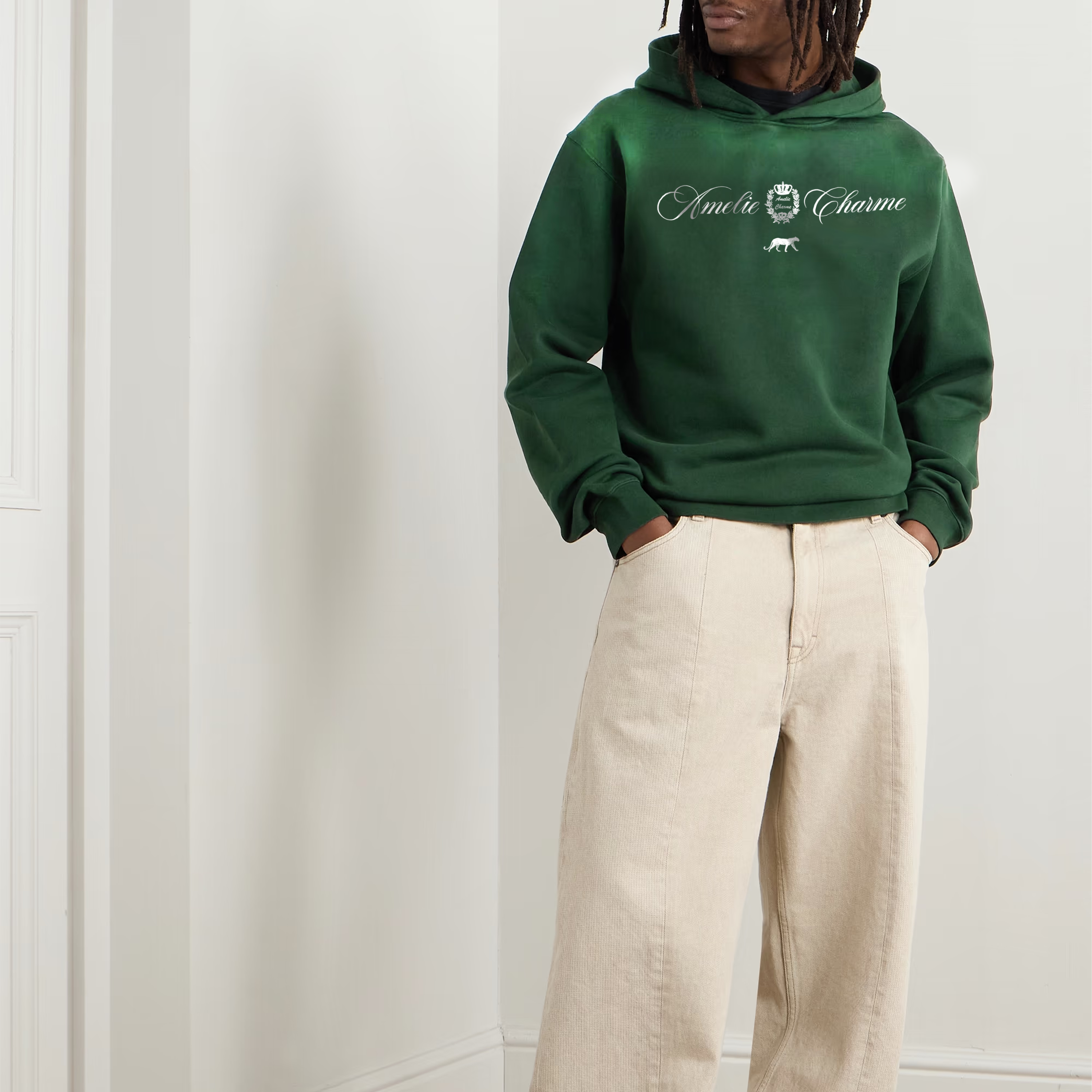 Charme Panthére Crest Hoodie