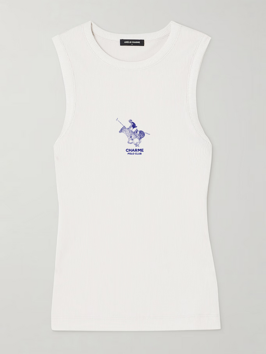 Charme Polo Fitted Tank