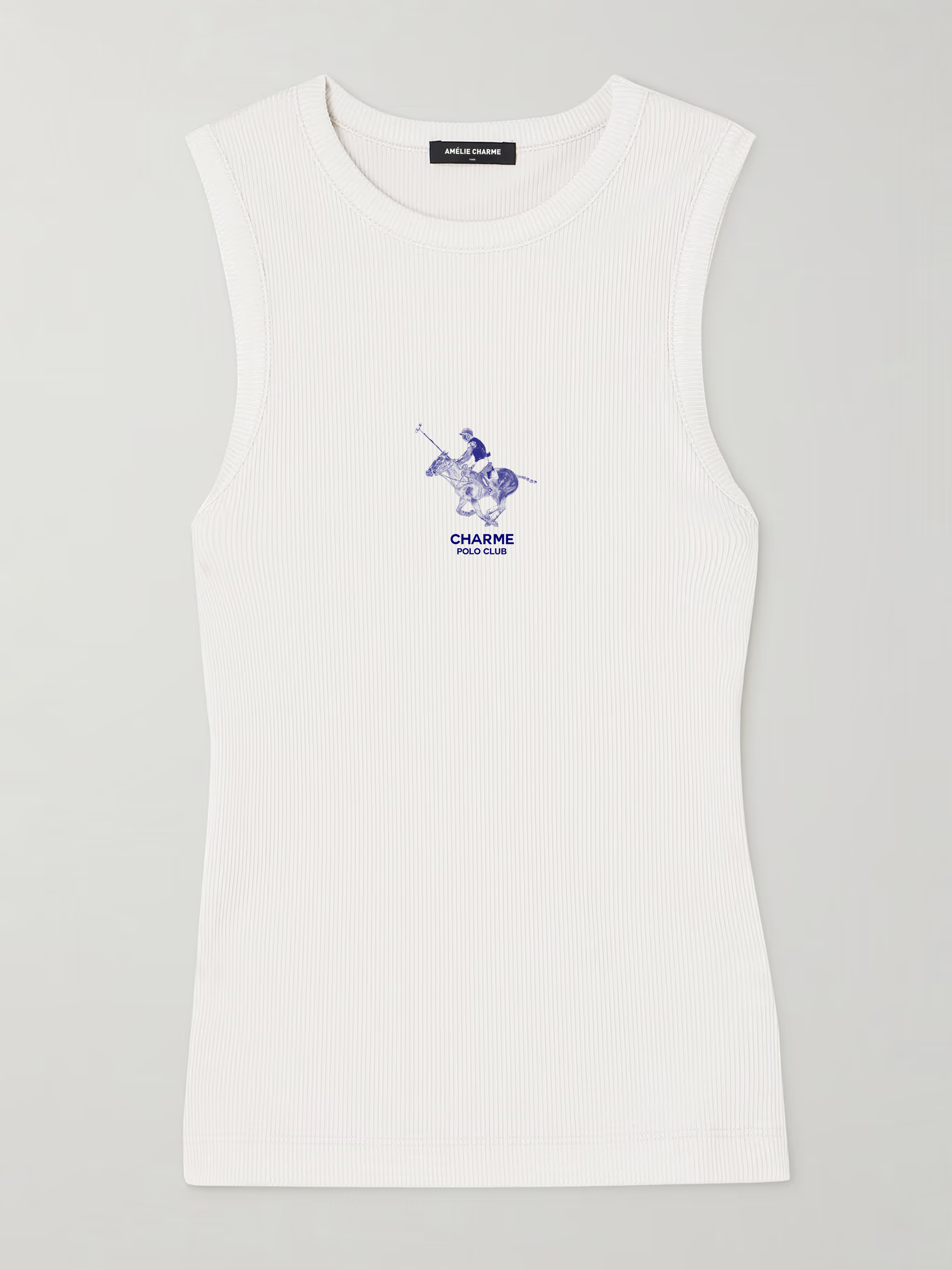 Charme Polo Fitted Tank