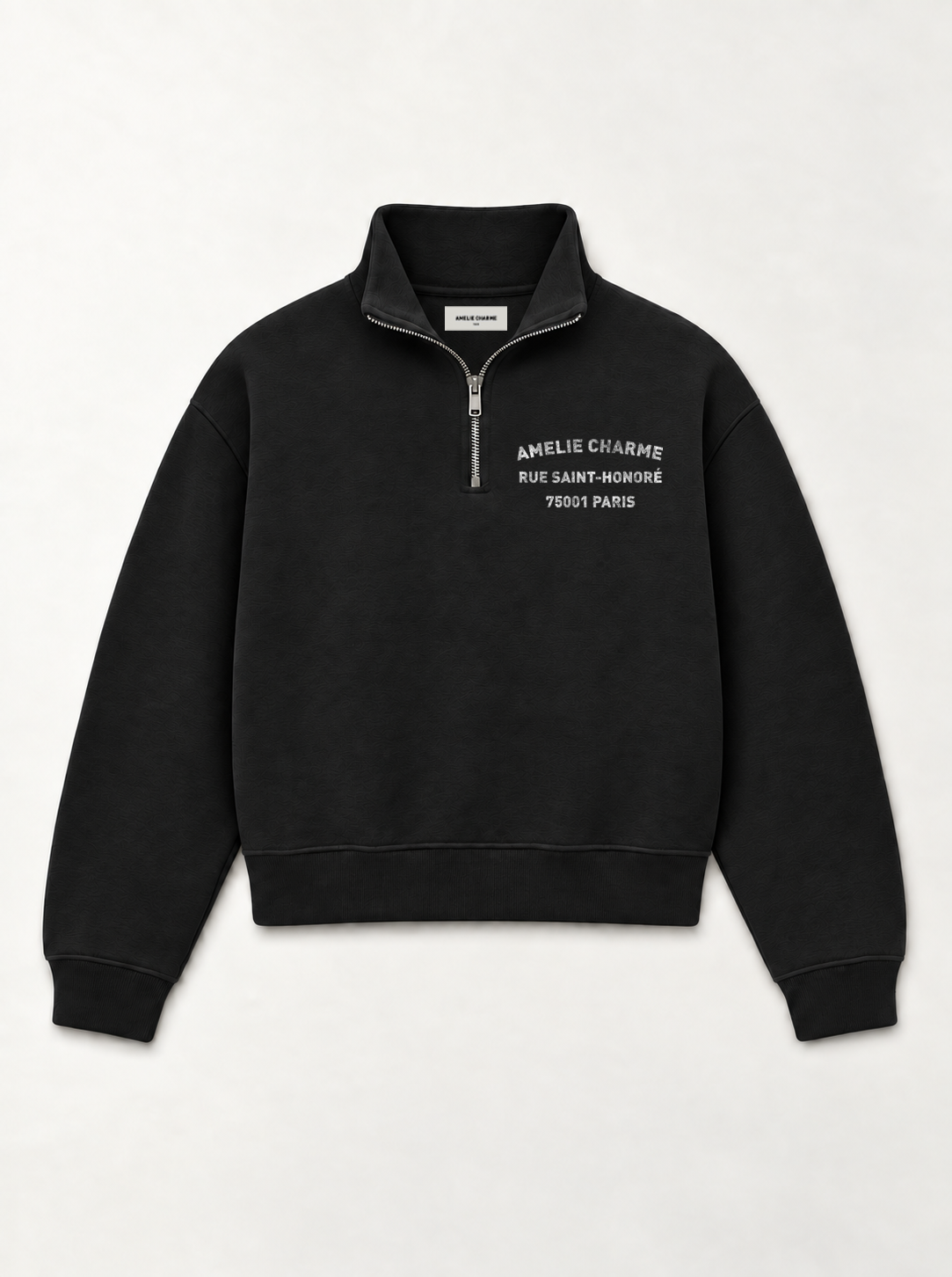 Rue St Honore Boxy Quarter-zip