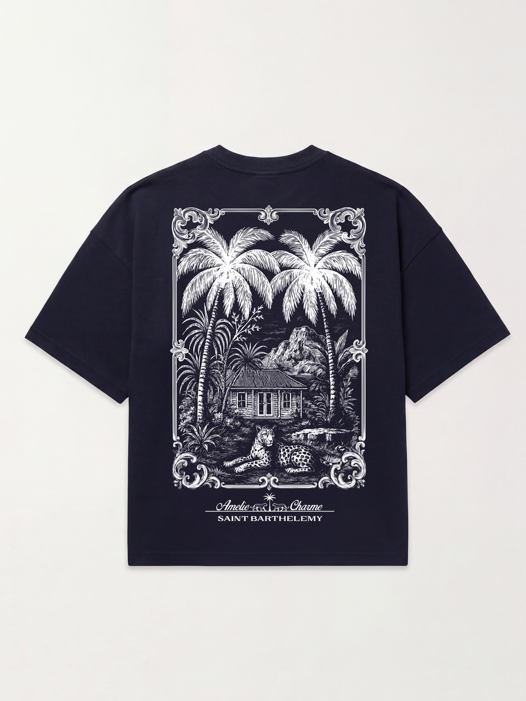 St Barts Heavyweight Oversized French Terry Tee