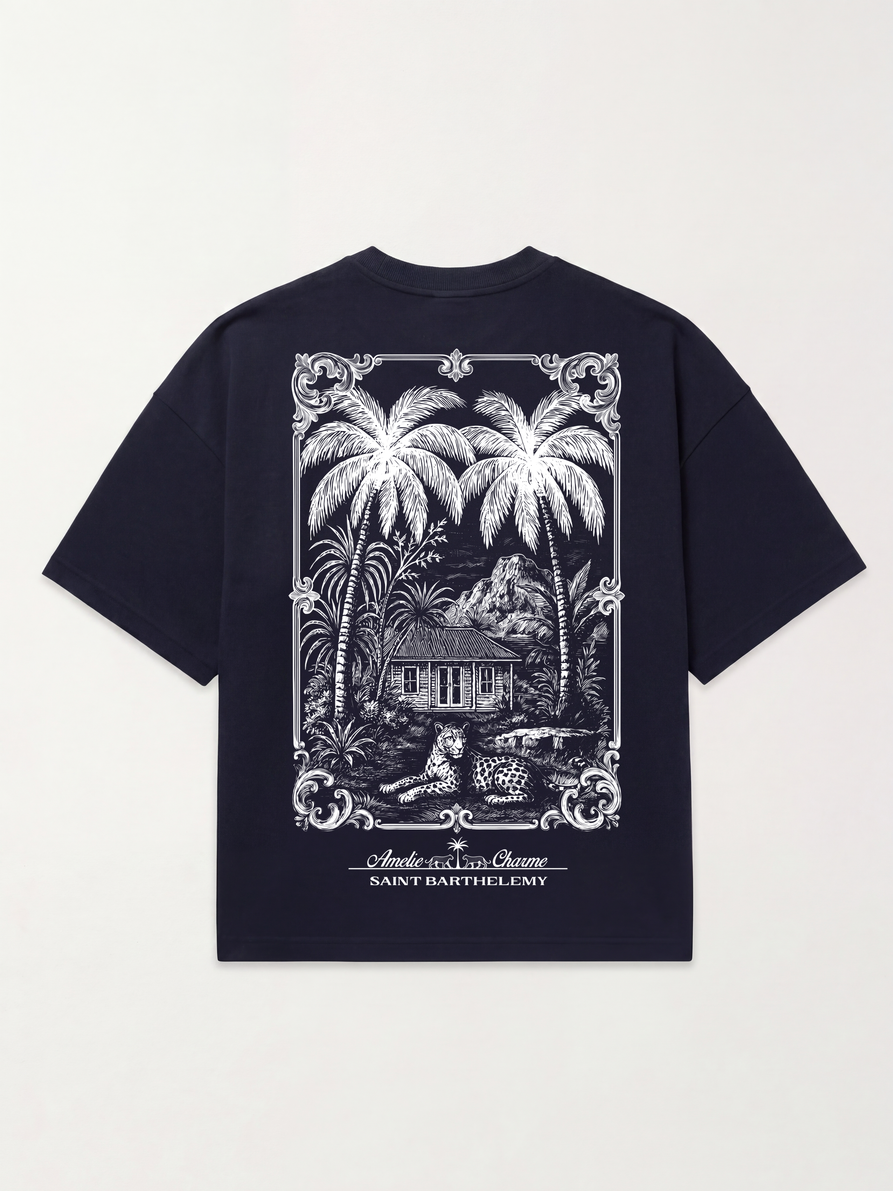 St Barts Heavyweight Oversized French Terry Tee