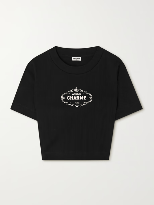 Amelie Logo Baby Tee - Amelie Charme