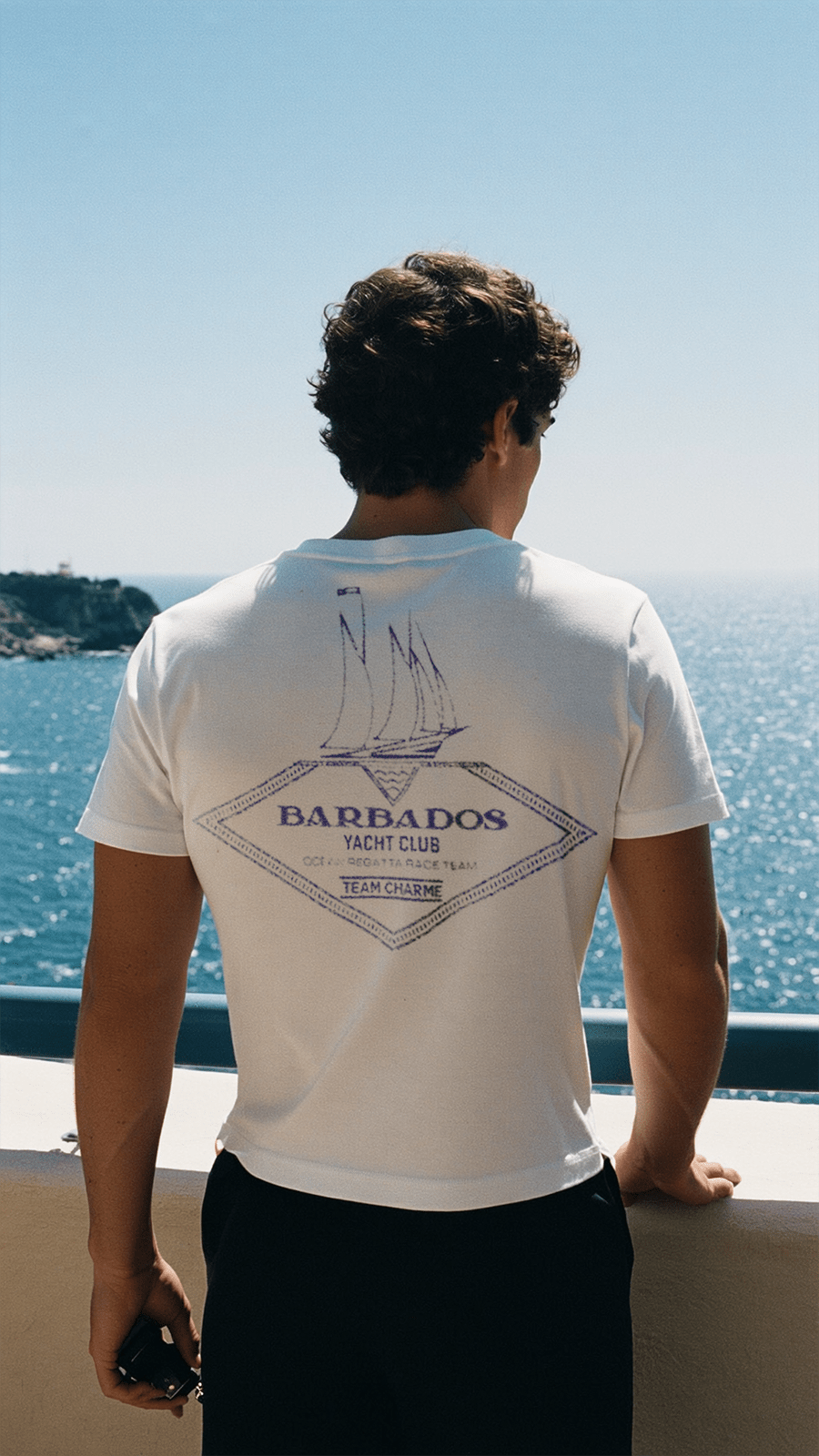 Barbados Yacht Club T-shirt - Amelie Charme