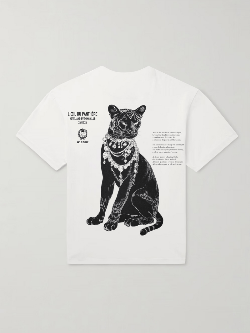 Bejewelled Panthèrere Tee - Amelie Charme