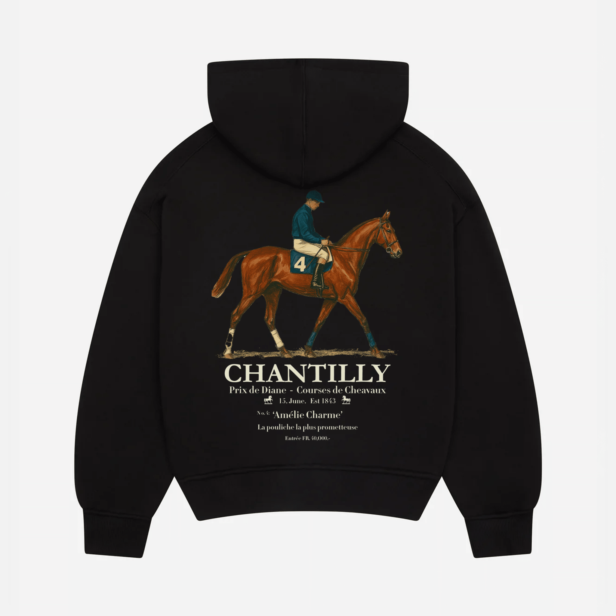 Chantilly Races Hoodie - Amelie Charme