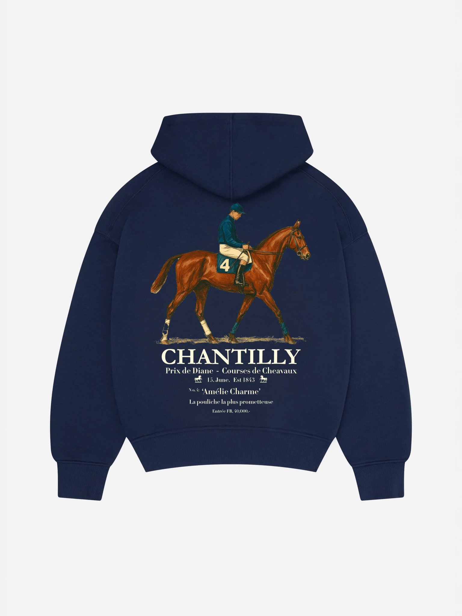 Chantilly Races Hoodie - Amelie Charme
