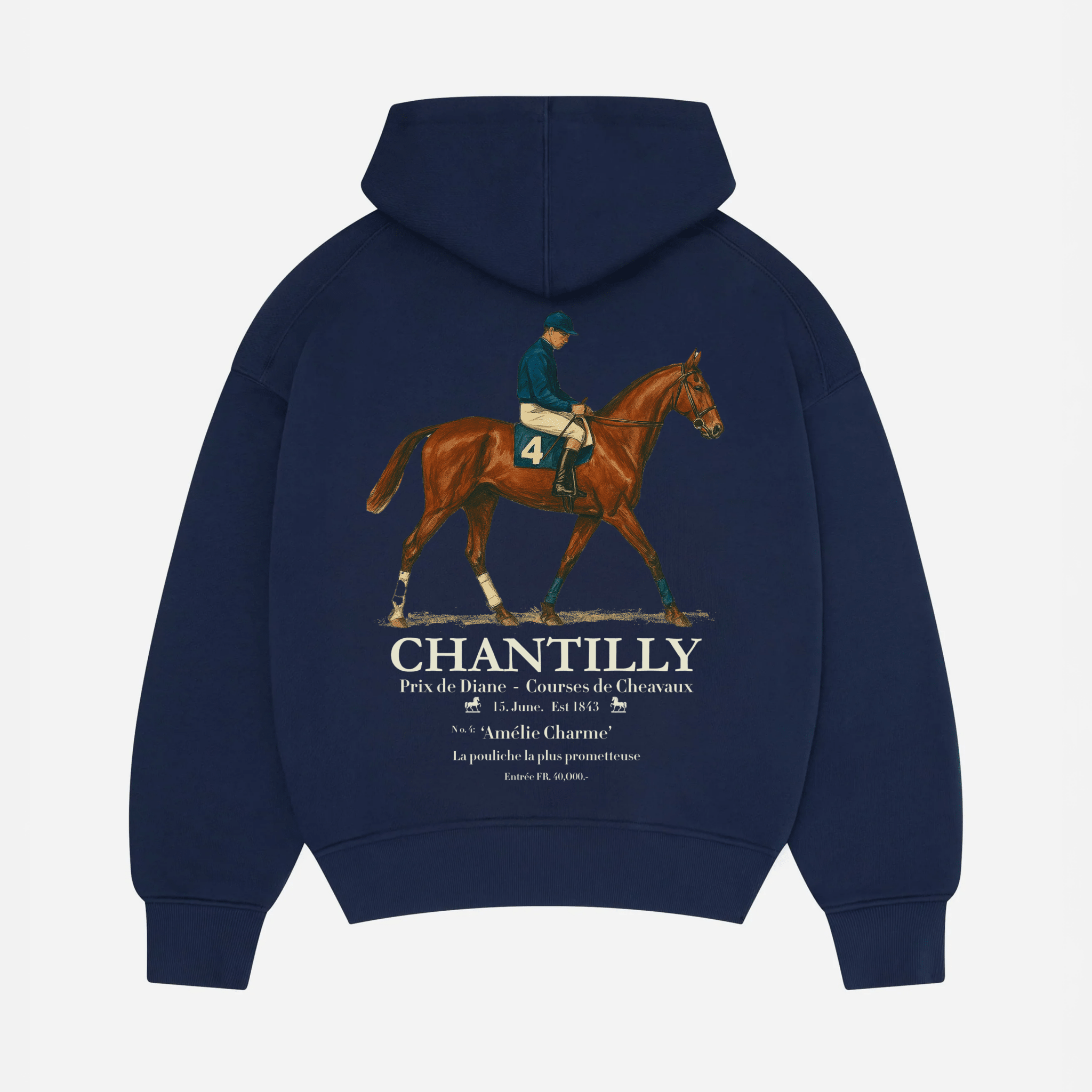 Chantilly Races Hoodie - Amelie Charme