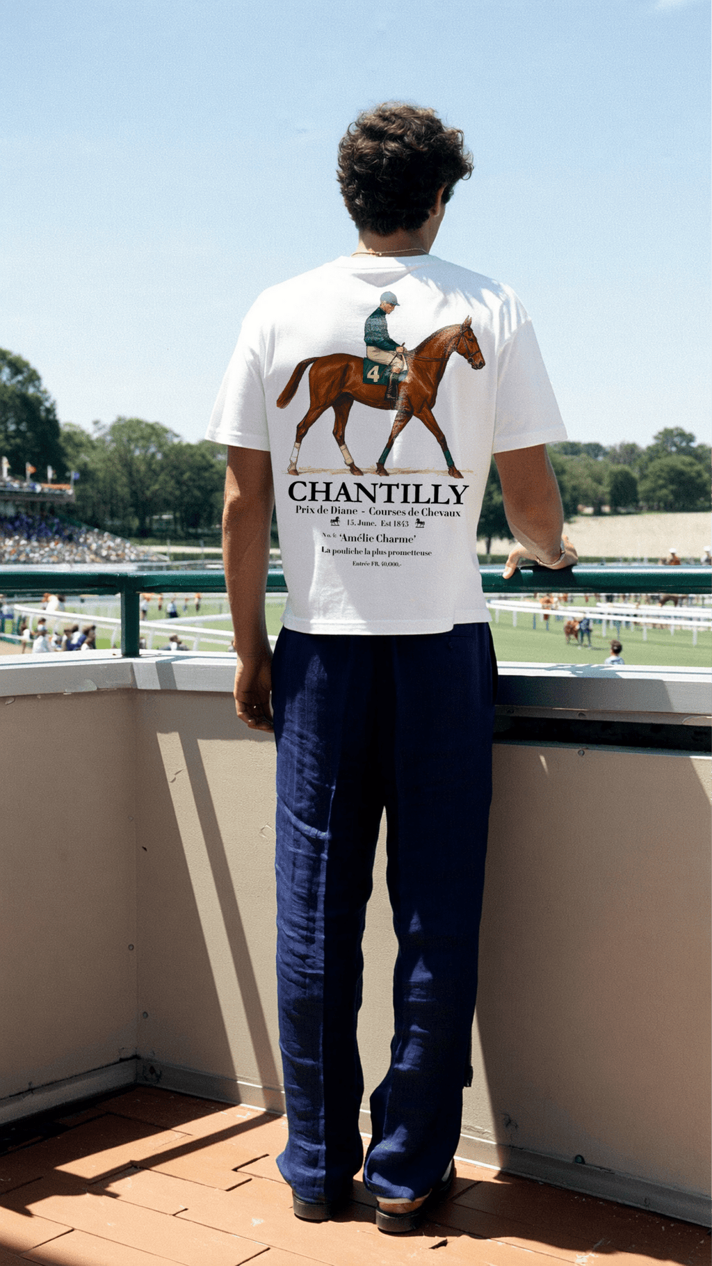 Chantilly Races Tee - Amelie Charme