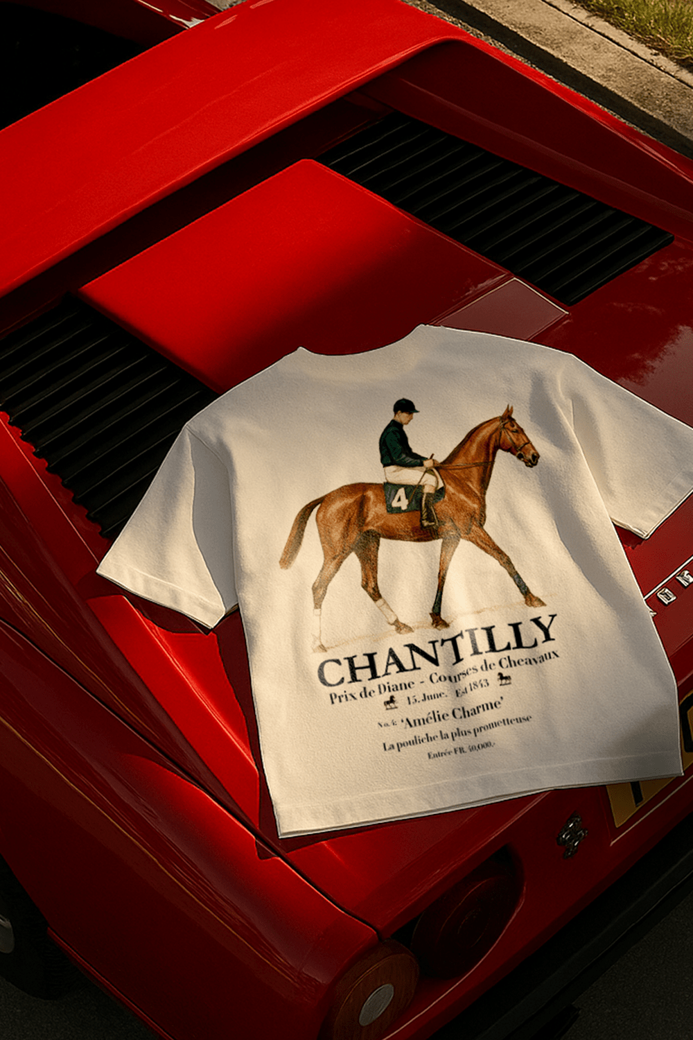 Chantilly Races Tee - Amelie Charme