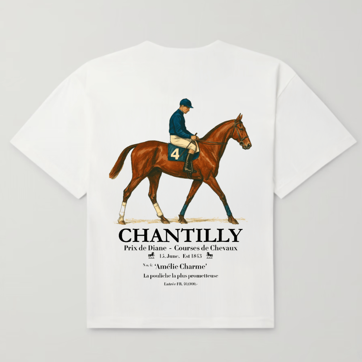 Chantilly Races Tee - Amelie Charme