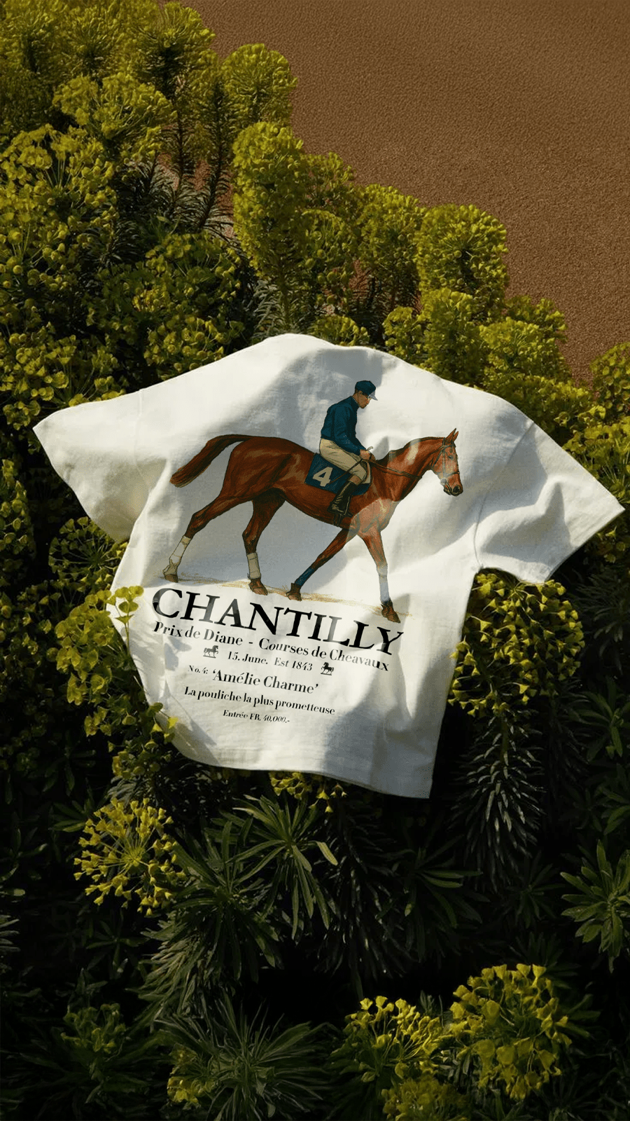 Chantilly Races Tee - Amelie Charme