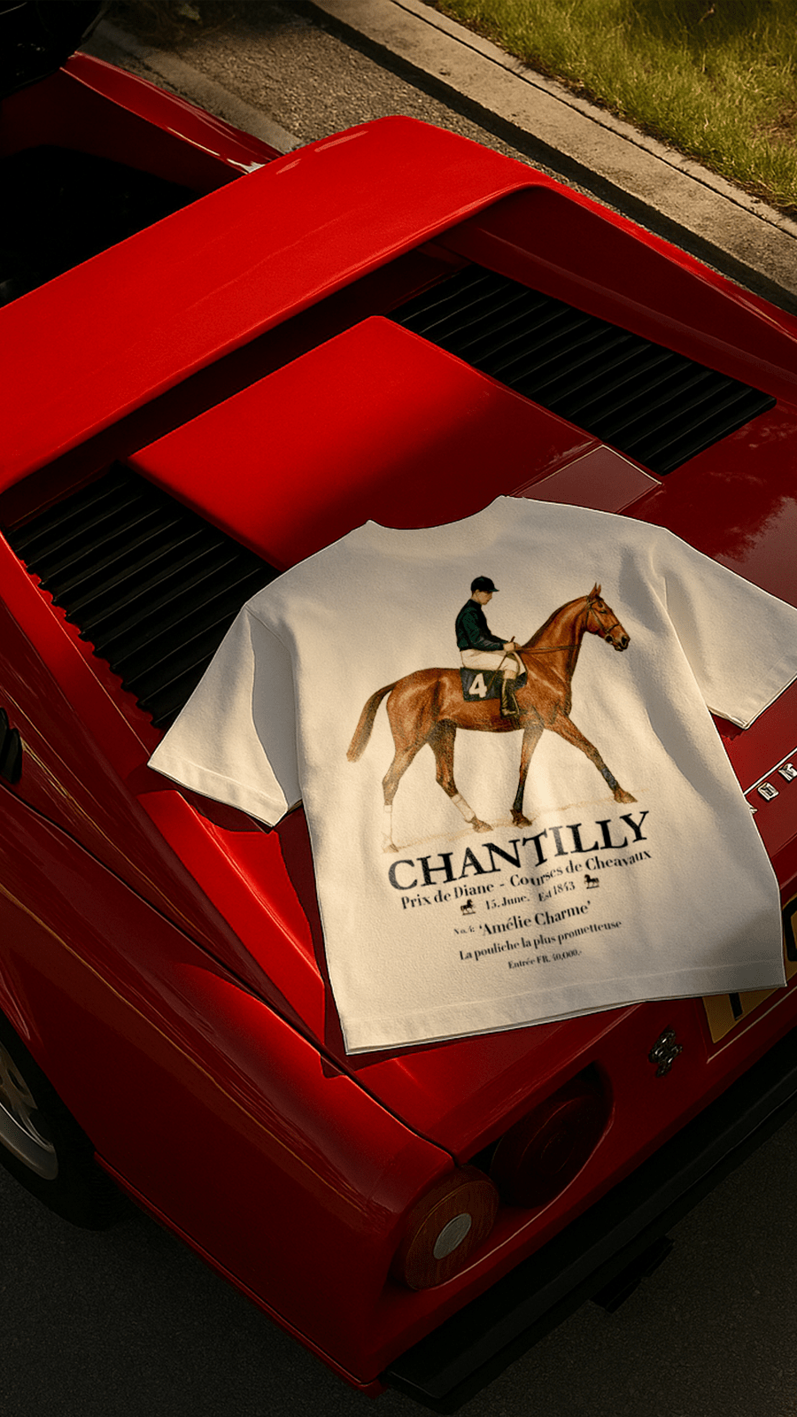 Chantilly Races Tee - Amelie Charme
