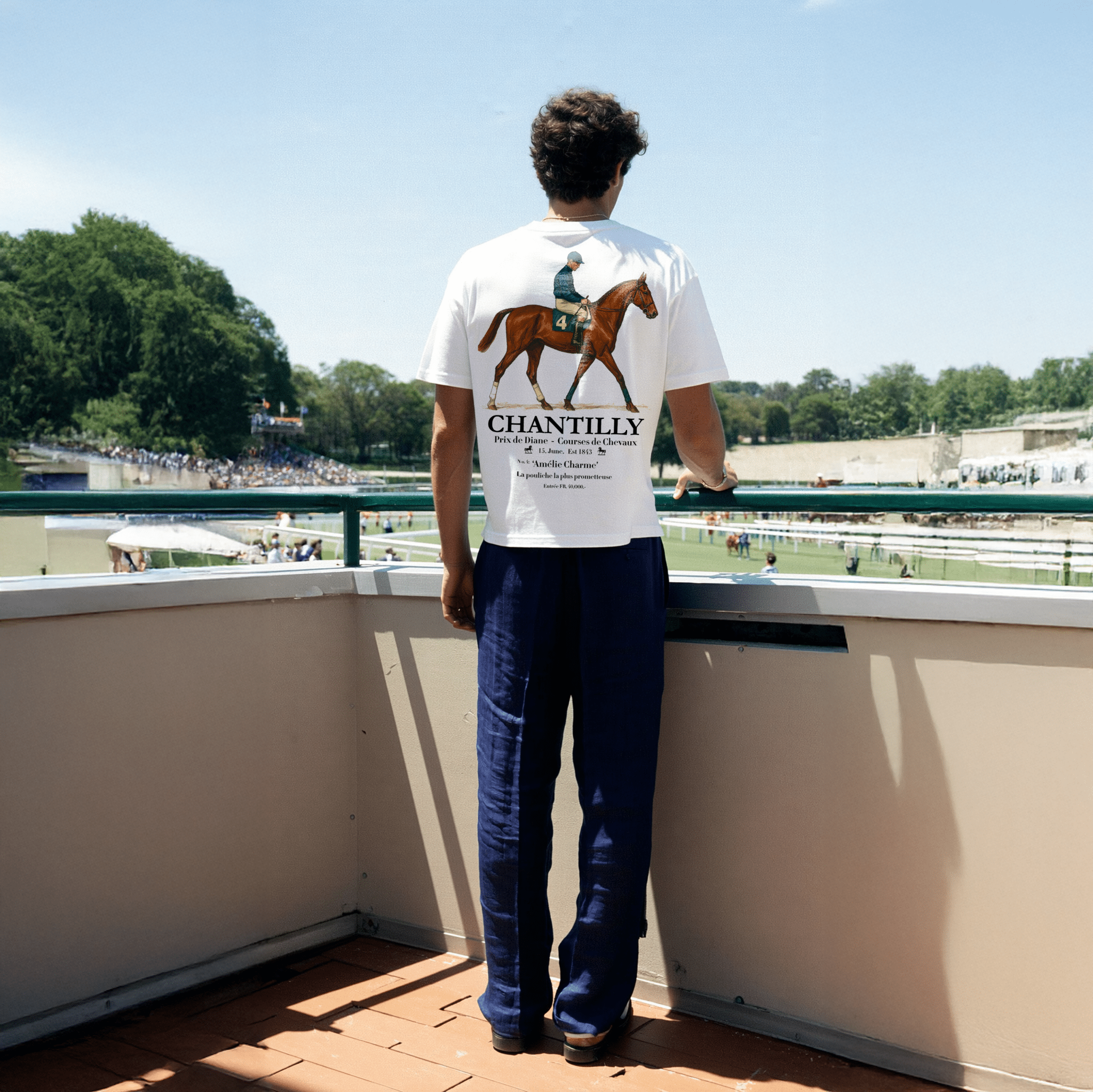 Chantilly Races Tee - Amelie Charme
