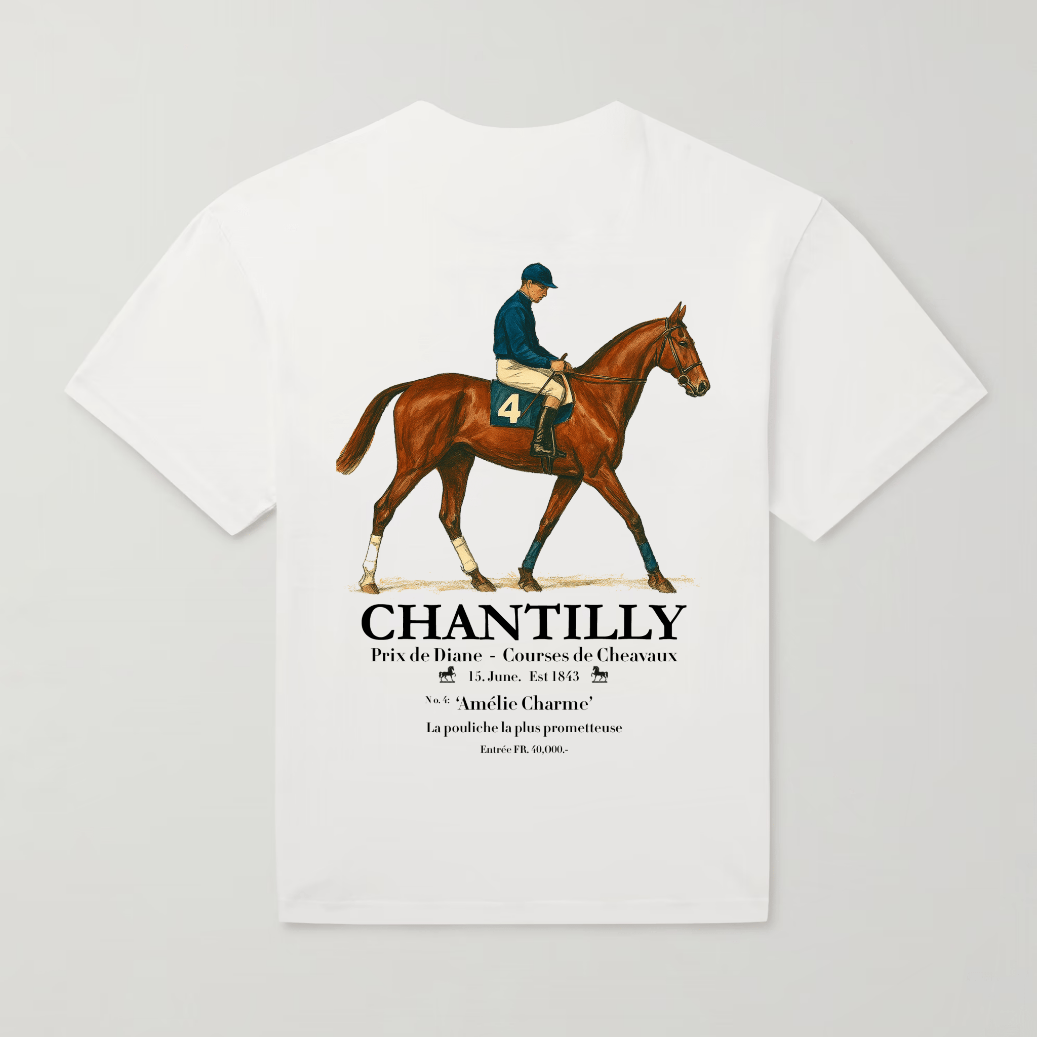 Chantilly Races Tee - Amelie Charme
