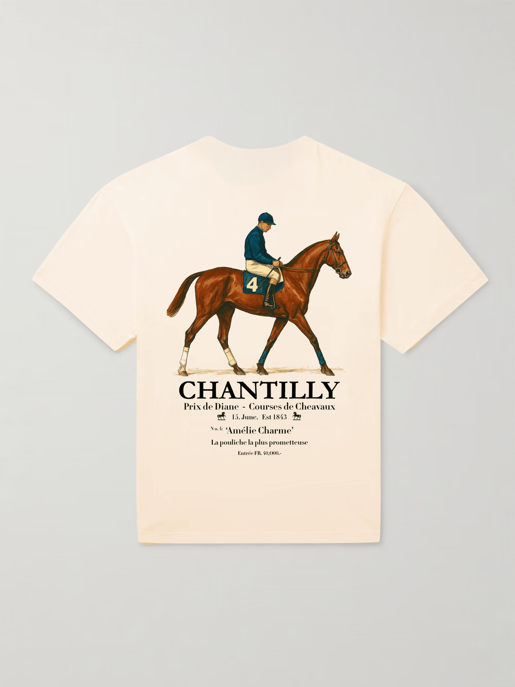 Chantilly Races Womens Tee - Amelie Charme