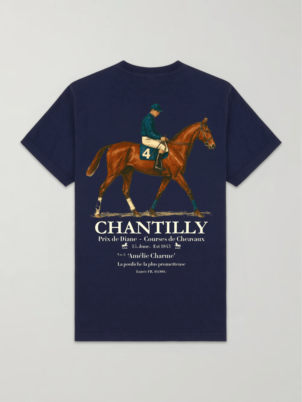 Chantilly Races Women's Tee - Amelie Charme