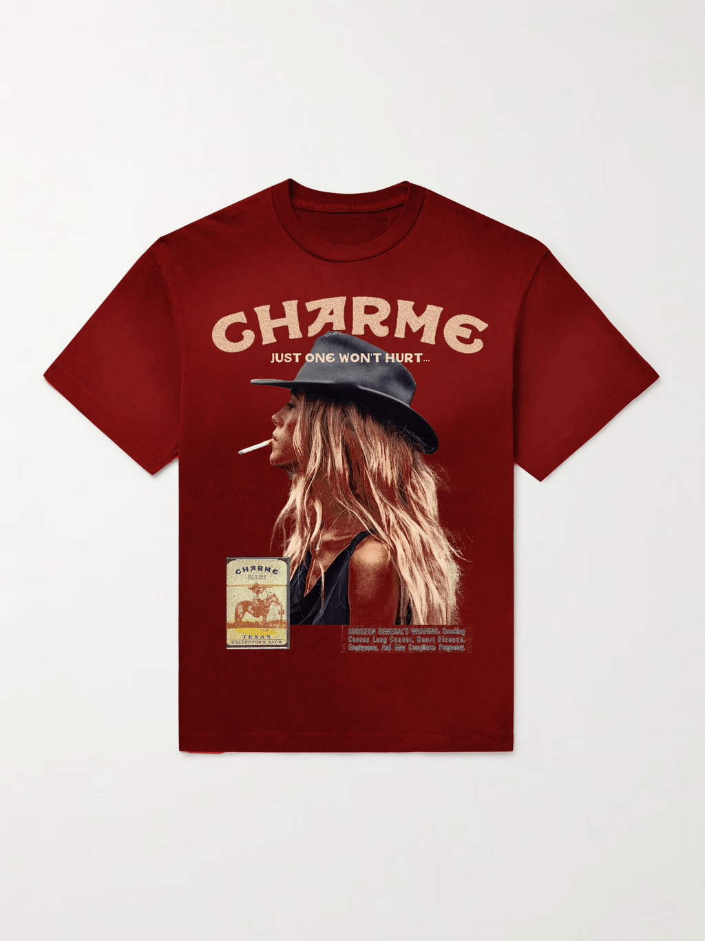 Charme Blues Vintage Ad T-shirt - Amelie Charme