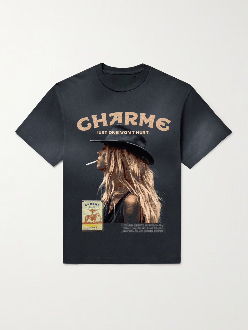Charme Blues Vintage Ad T-shirt - Amelie Charme