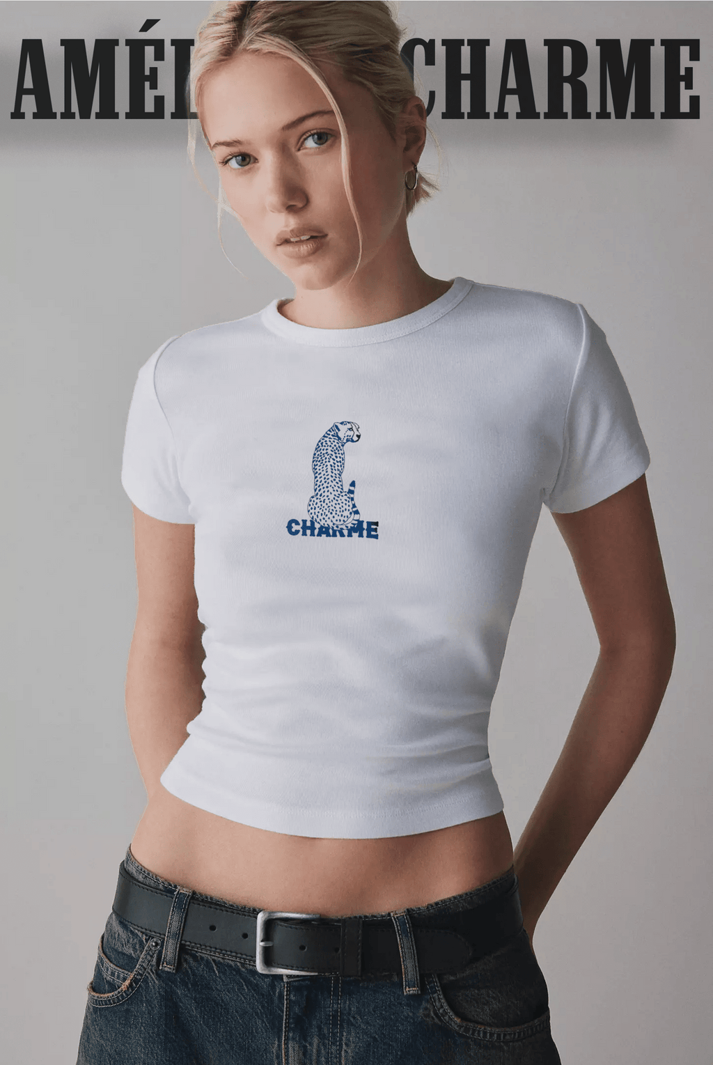 Charme Cheetah Baby Tee - Amelie Charme