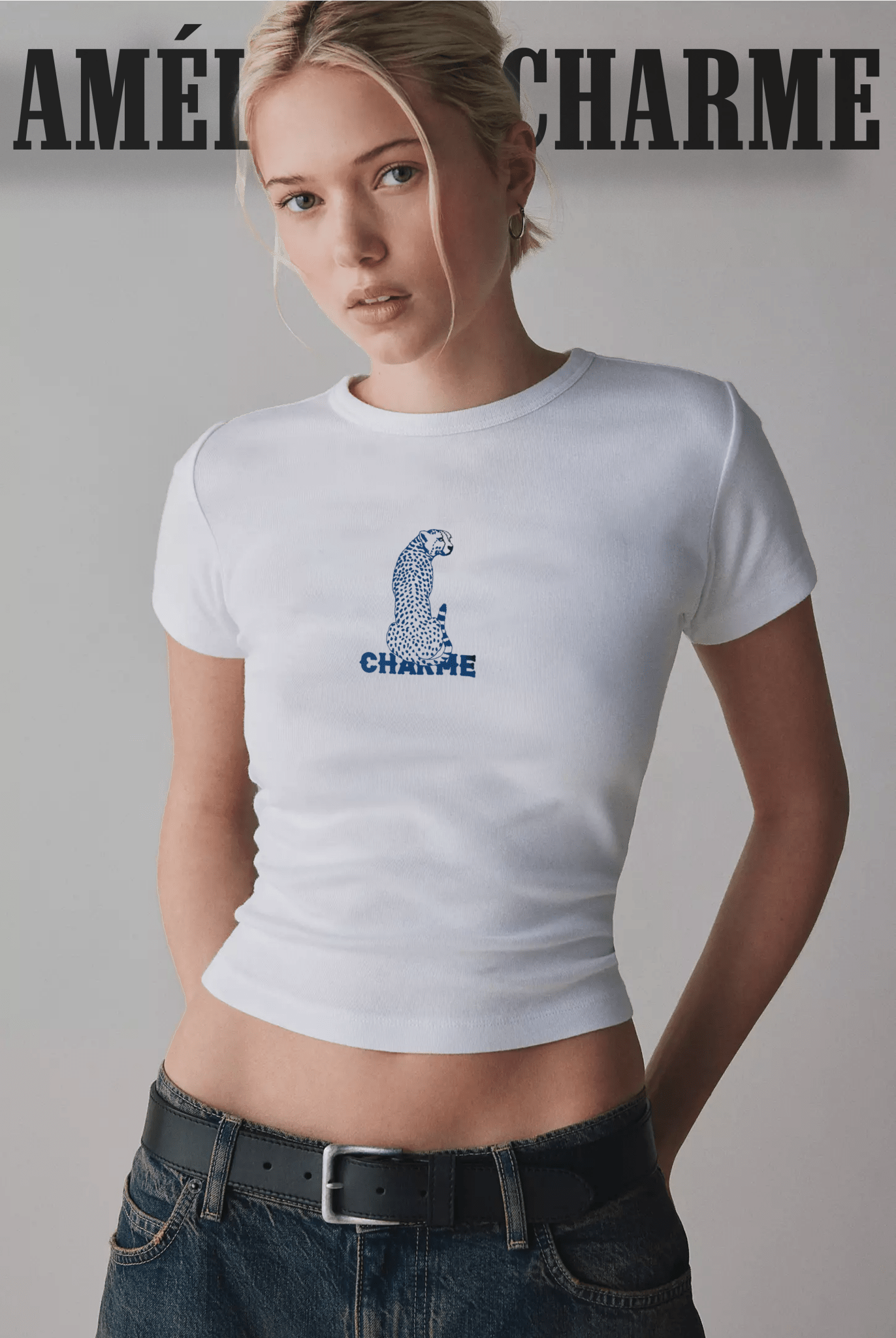 Charme Cheetah Baby Tee - Amelie Charme