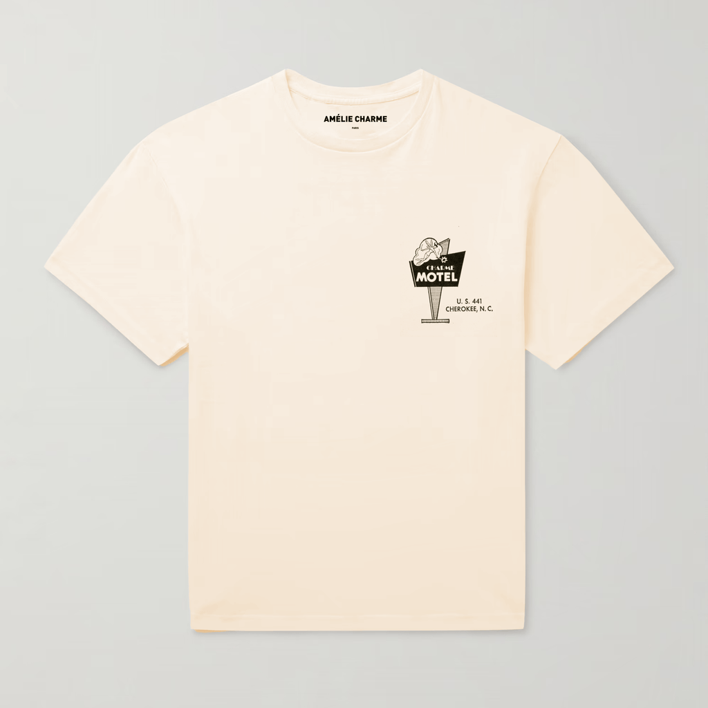 Charme Motel Matches T-shirt Apricot - Amelie Charme