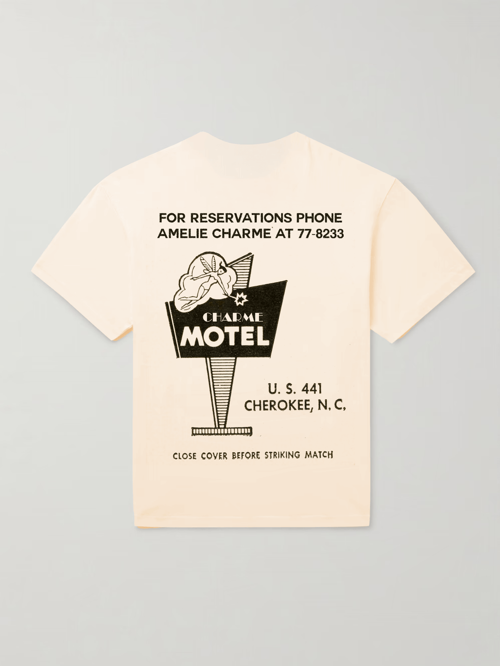 Charme Motel Matches T-shirt Apricot - Amelie Charme